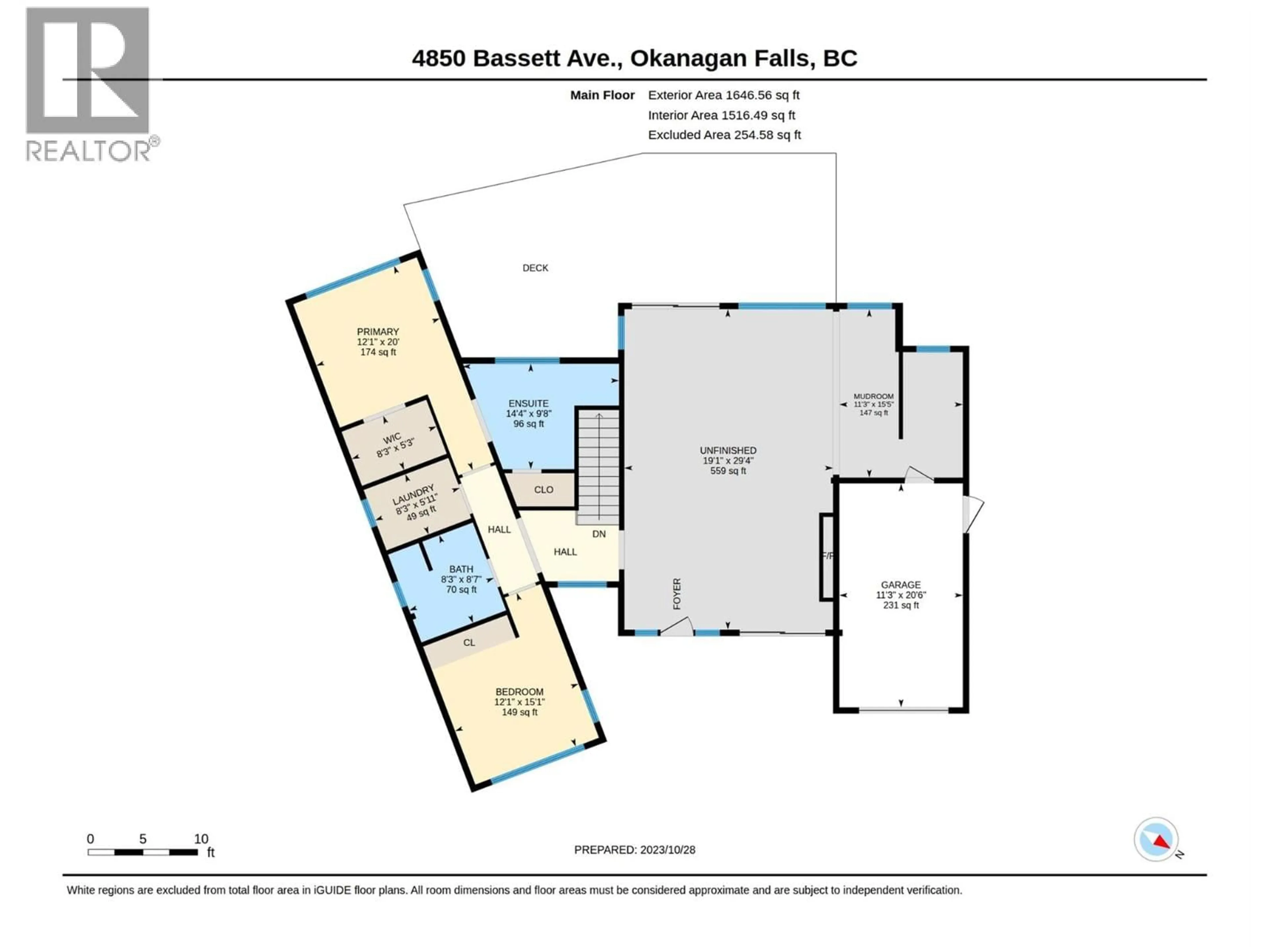 Floor plan for 4850 BASSETT AVENUE, Okanagan Falls British Columbia V0H1R2
