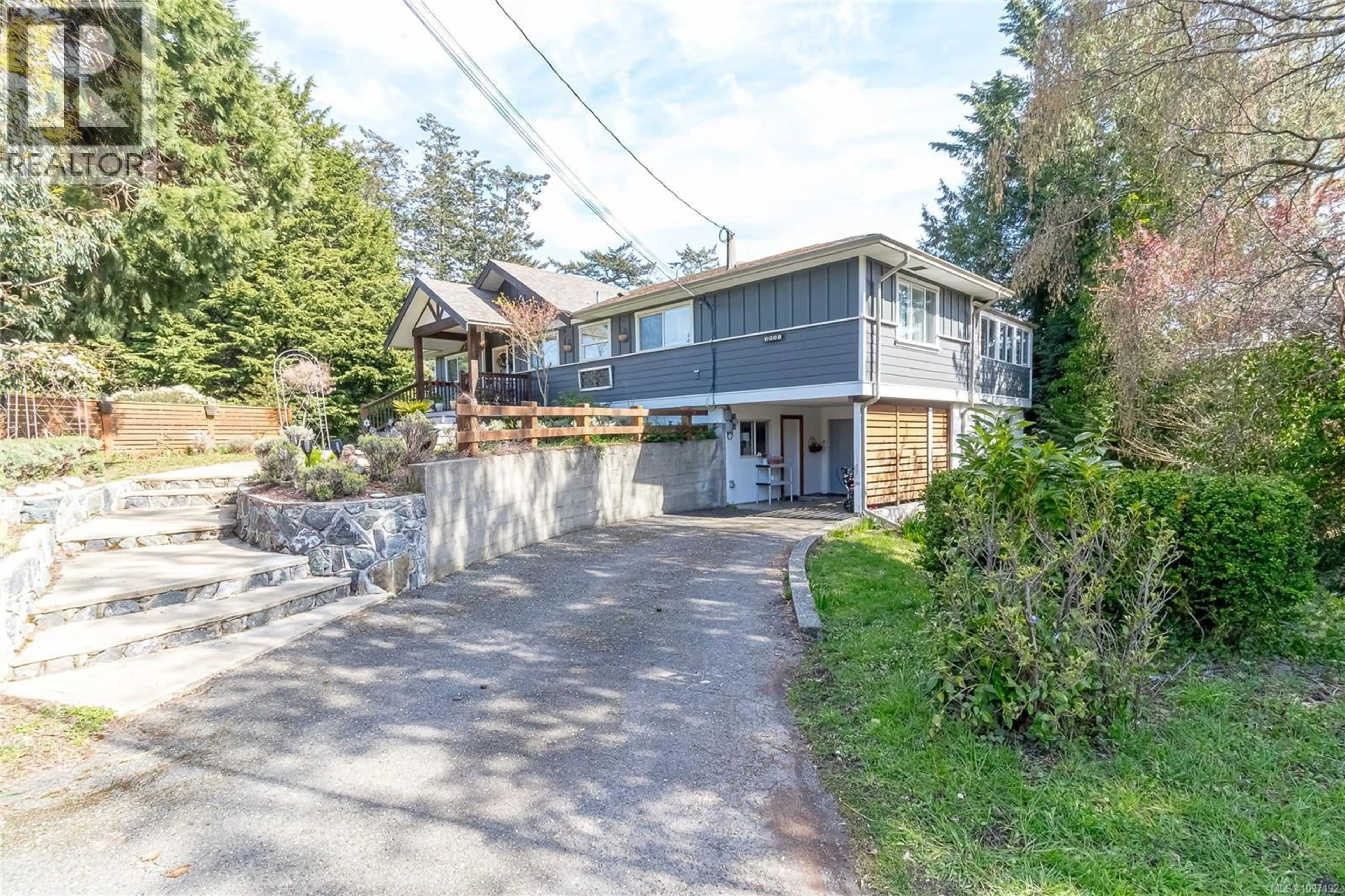 A pic from outside/outdoor area/front of a property/back of a property/a pic from drone, street for 3931 CIRCLE DRIVE, Metchosin British Columbia V9C4A9