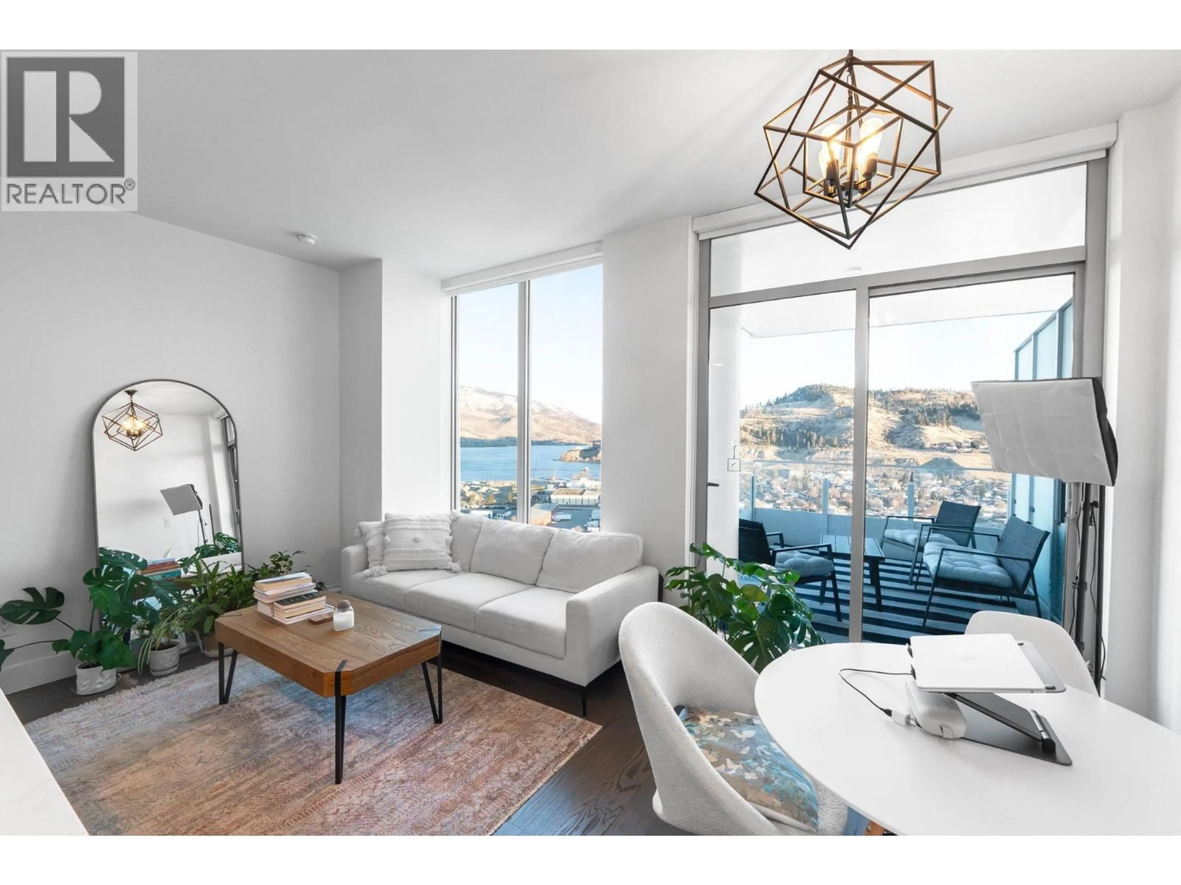 Living room with furniture, unknown for 2307 - 1181 SUNSET DRIVE, Kelowna British Columbia V1Y0L4