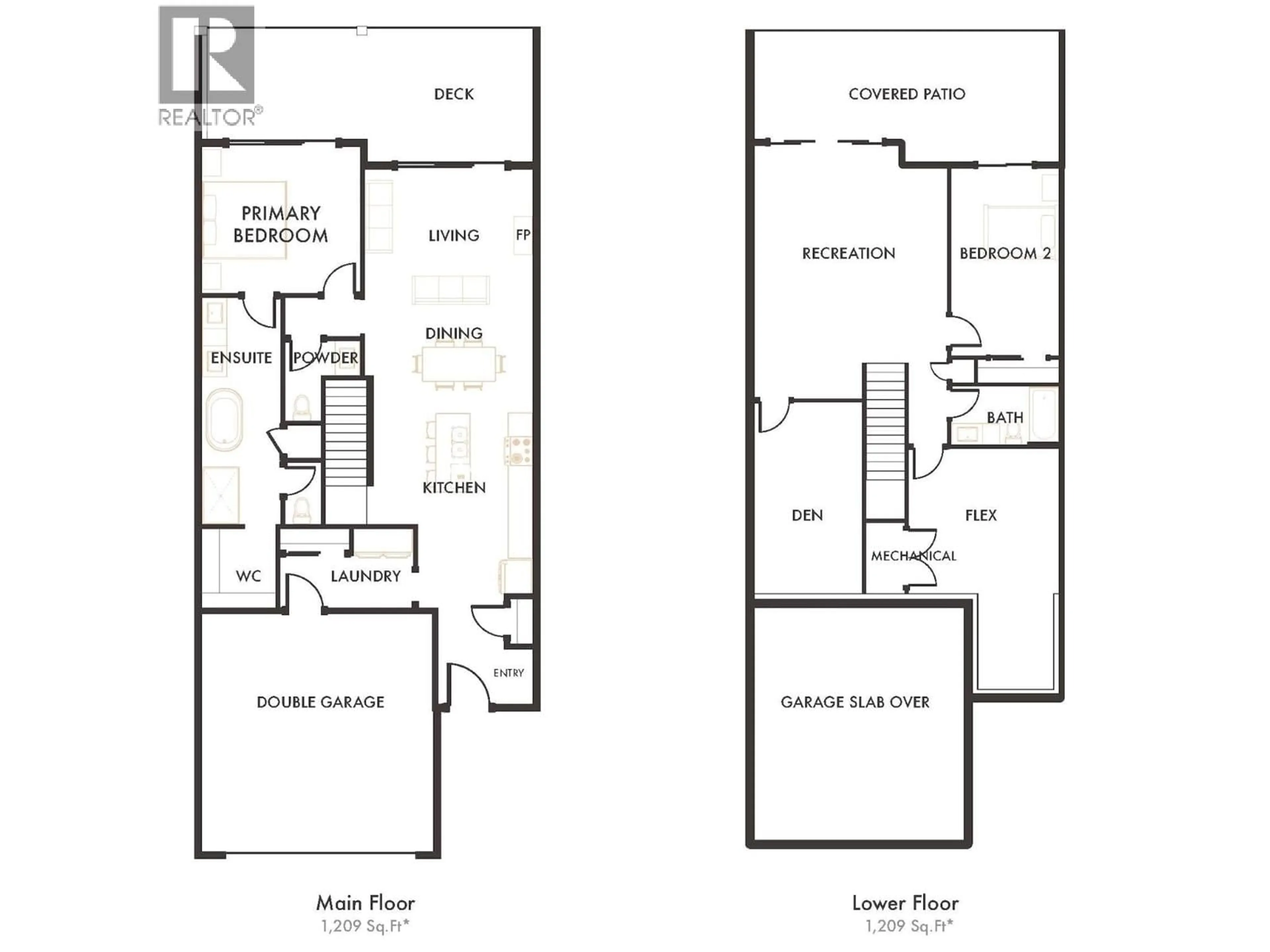 Floor plan for 7 - 2835 CANYON CREST DRIVE, West Kelowna British Columbia V4T0E3
