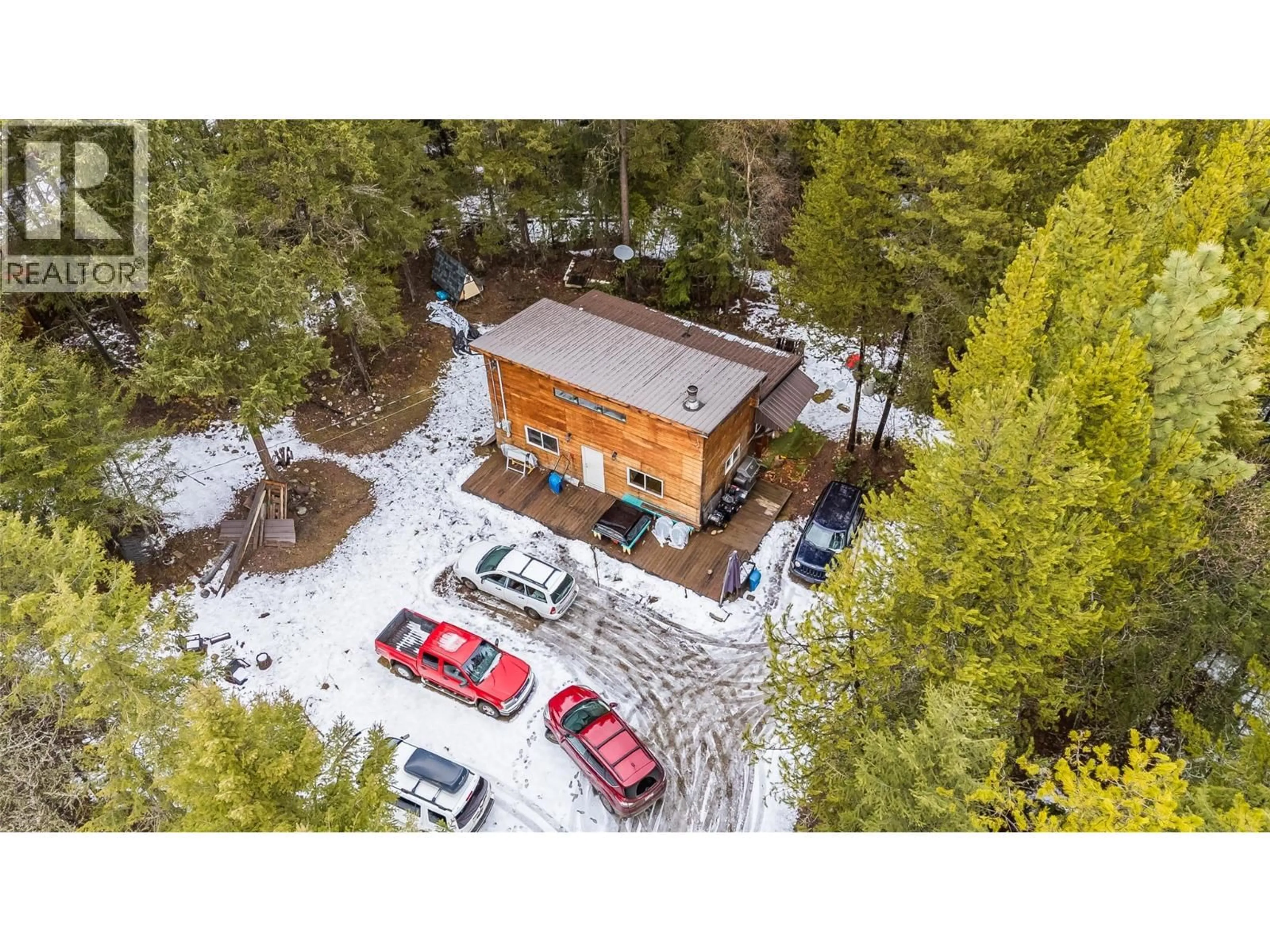 A pic from outside/outdoor area/front of a property/back of a property/a pic from drone, unknown for 4035 LITTLE SLOCAN SOUTH ROAD, Passmore British Columbia V0G2J0