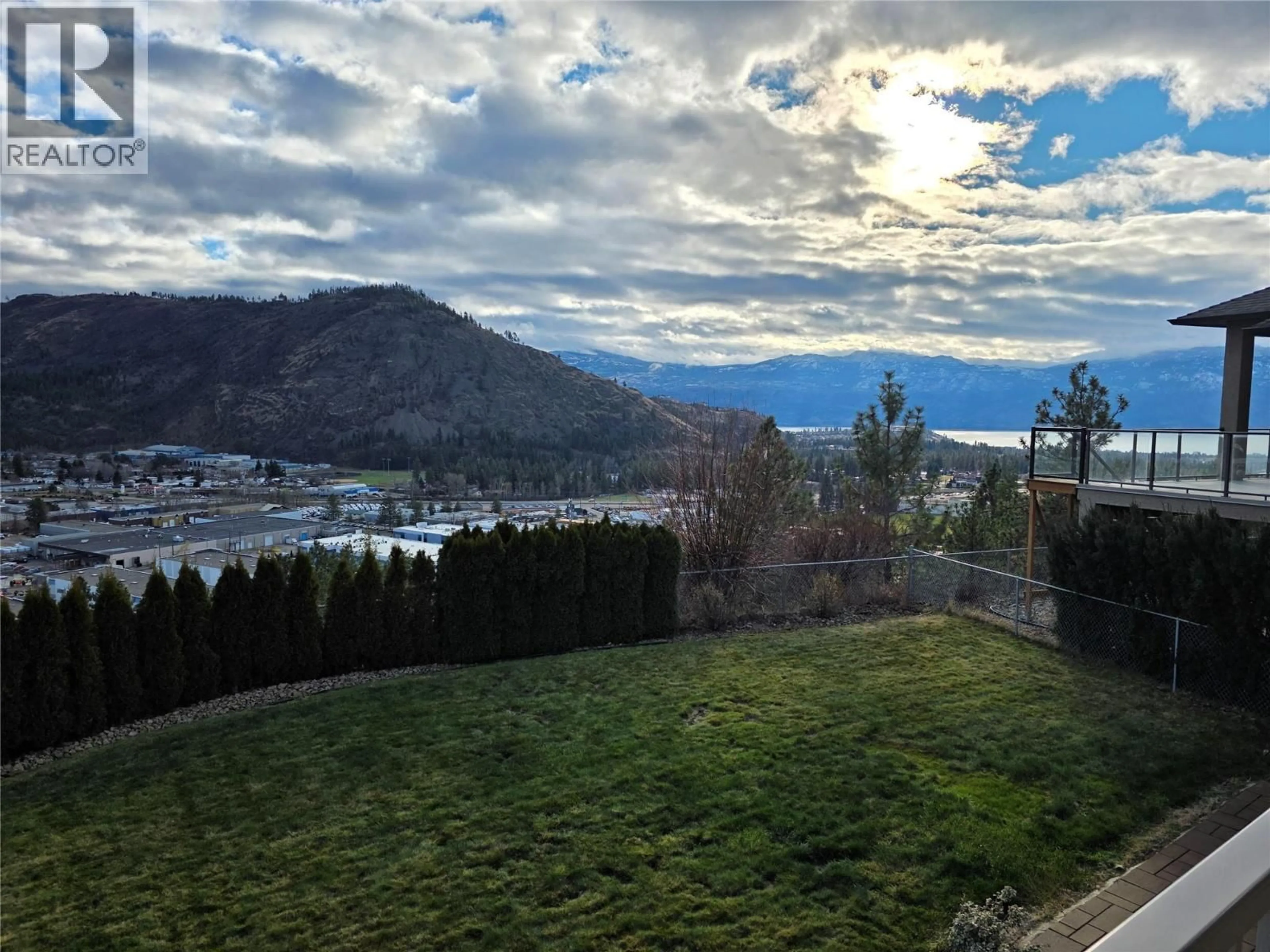 A pic from outside/outdoor area/front of a property/back of a property/a pic from drone, water/lake/river/ocean view for 1911 CORNERSTONE DRIVE, West Kelowna British Columbia V4T2Y3