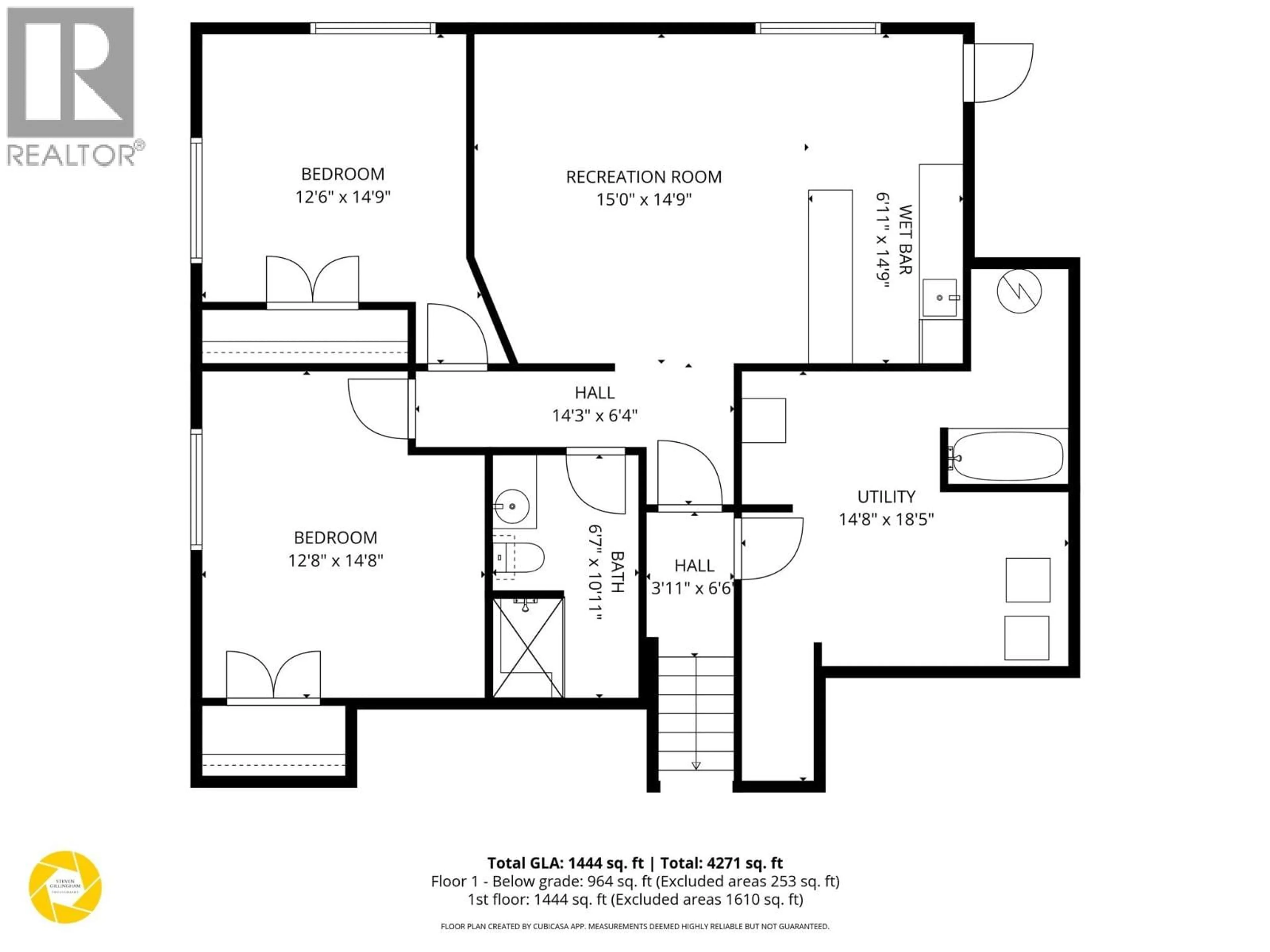 Floor plan for 2535 VALLEYVIEW DRIVE, Kamloops British Columbia V2E2M3