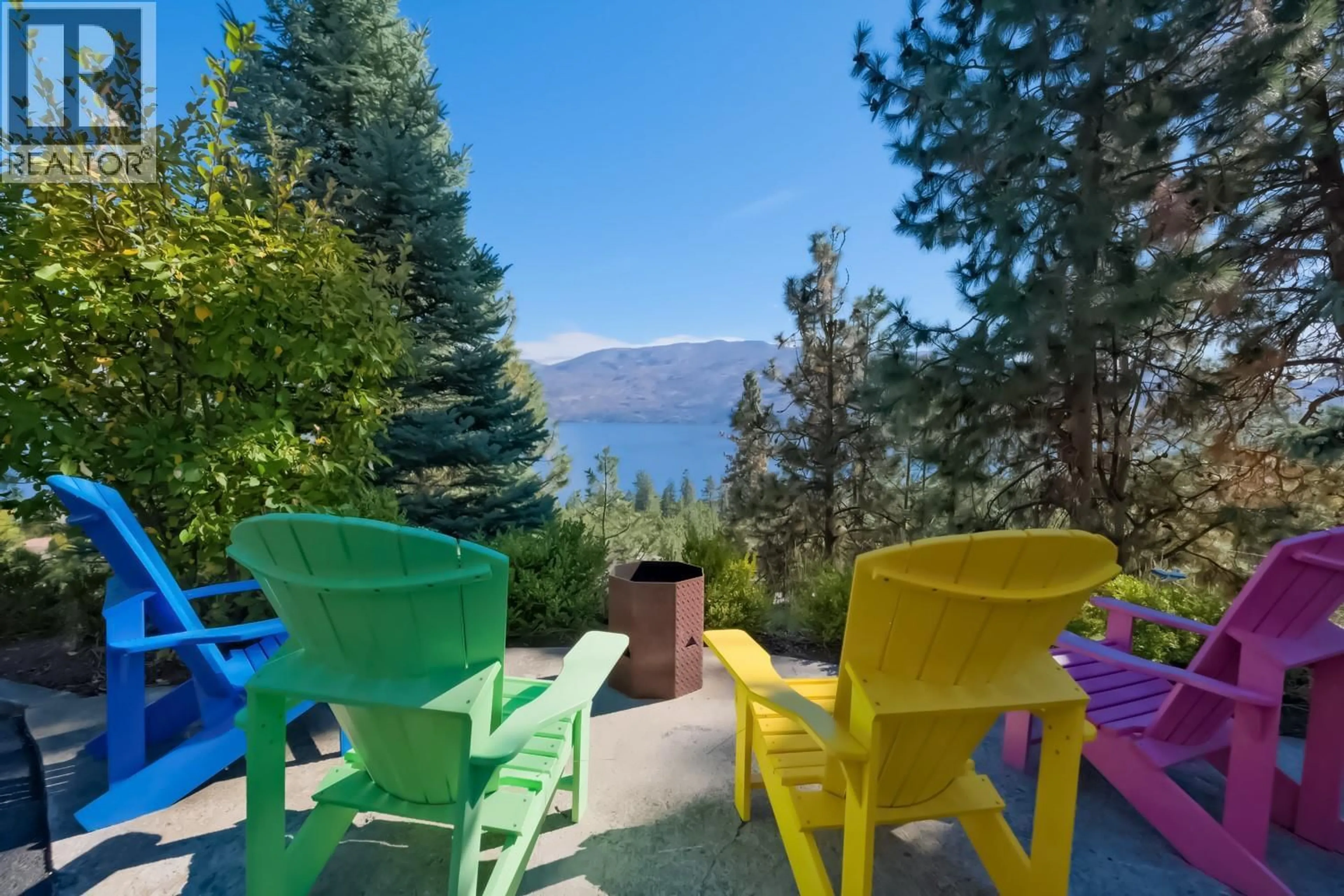 Patio, water/lake/river/ocean view for 5290 TREPANIER BENCH ROAD, Peachland British Columbia V0H1X2