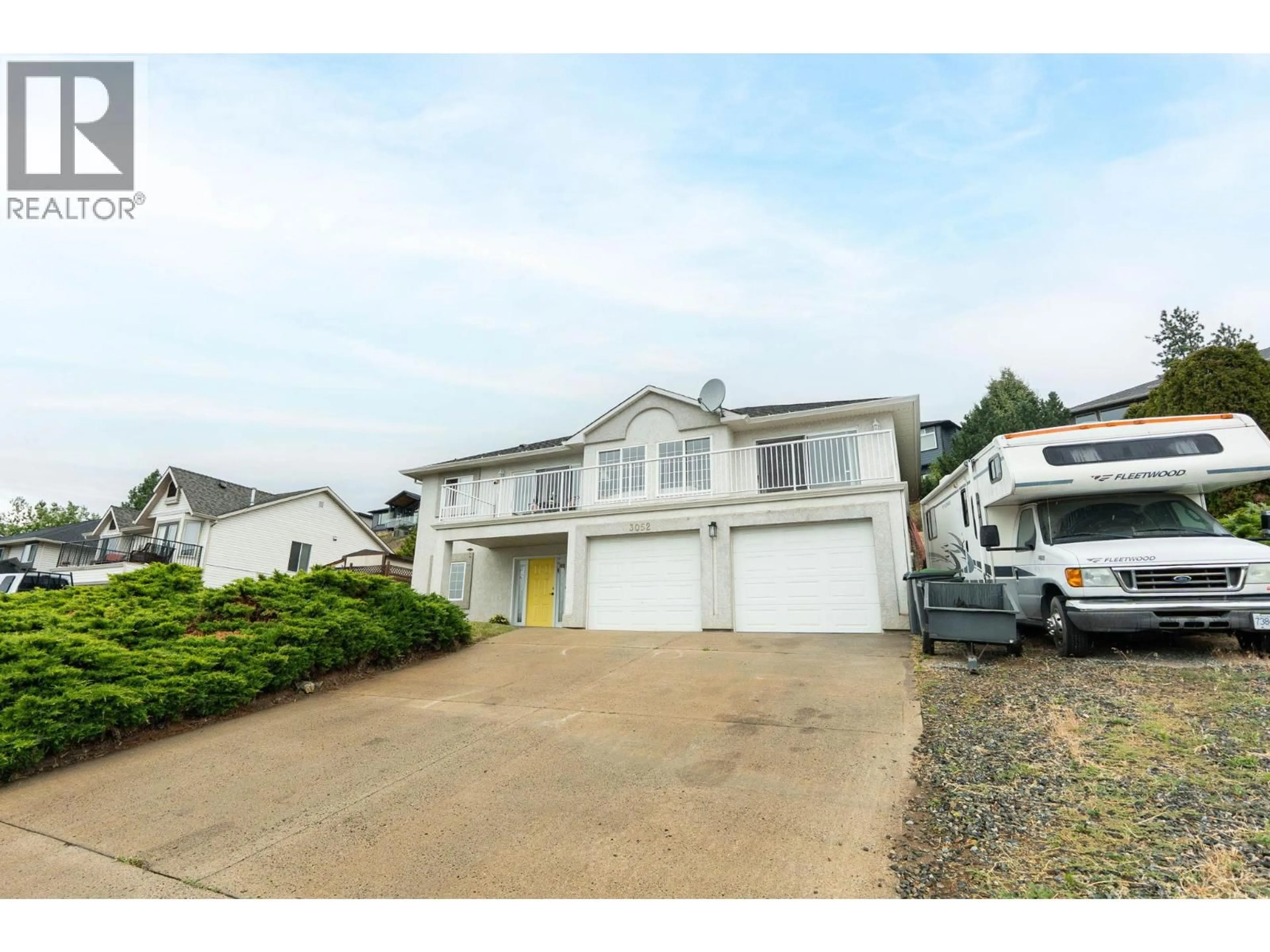 A pic from outside/outdoor area/front of a property/back of a property/a pic from drone, street for 3052 ENSIGN WAY, West Kelowna British Columbia V4T1V1