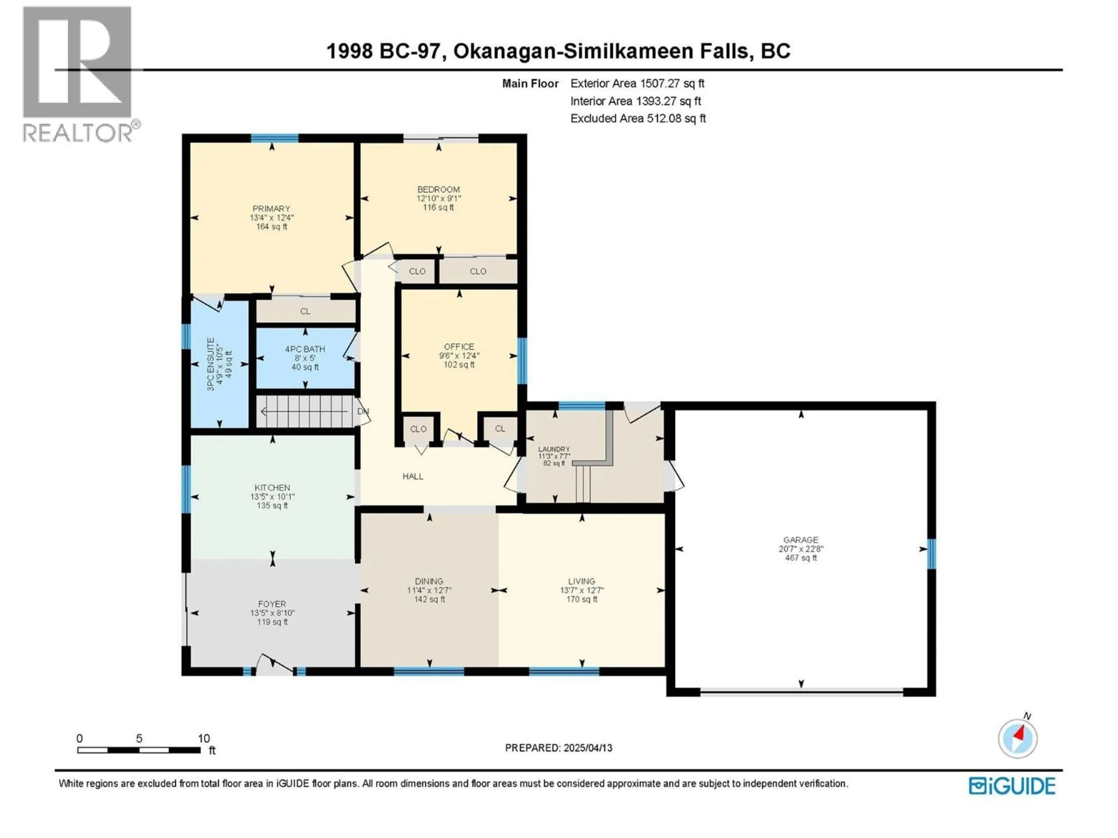Floor plan for 1998 HWY 97 HIGHWAY, Okanagan Falls British Columbia V0H1R0