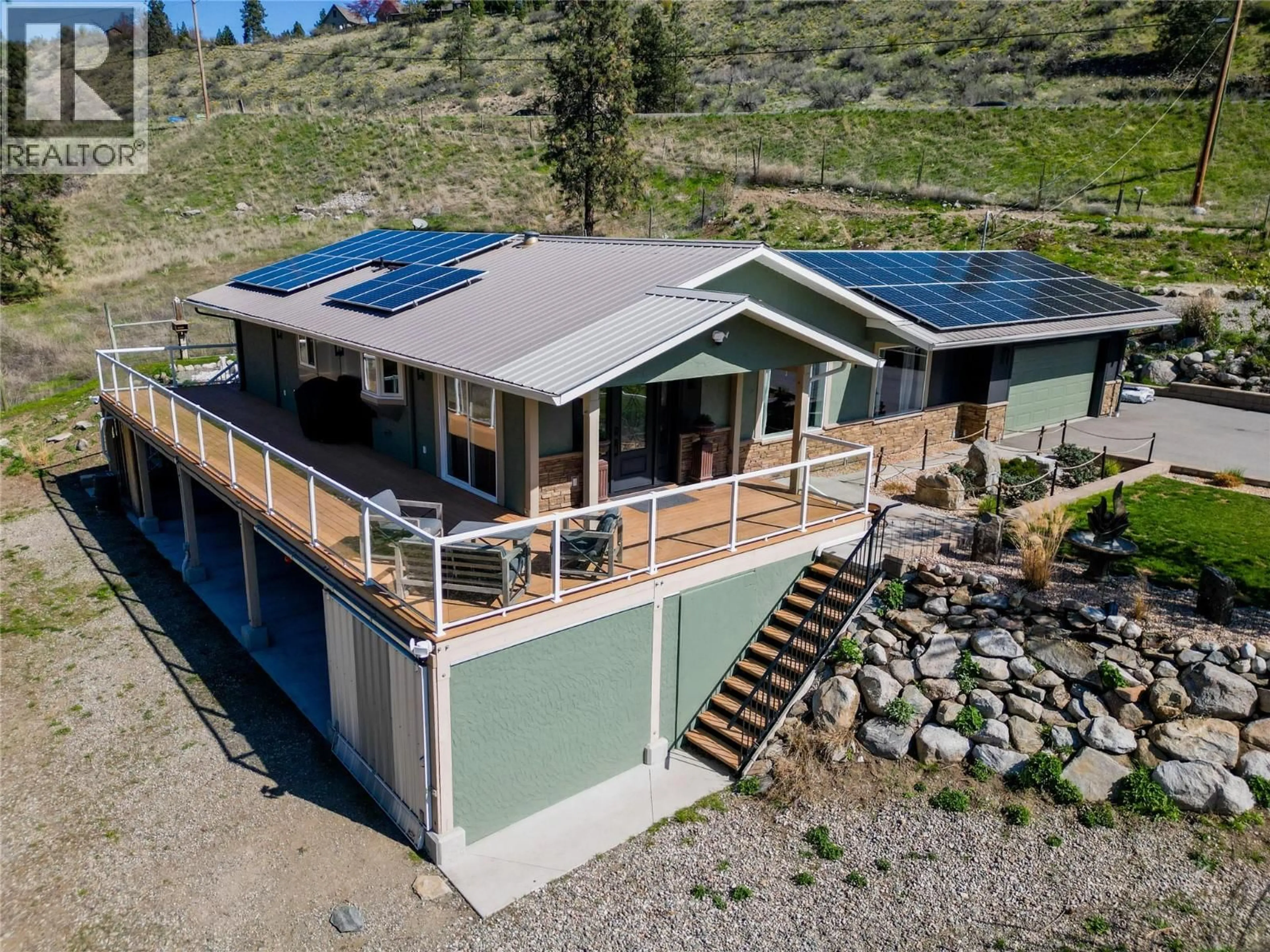 A pic from outside/outdoor area/front of a property/back of a property/a pic from drone, unknown for 1998 HWY 97 HIGHWAY, Okanagan Falls British Columbia V0H1R0