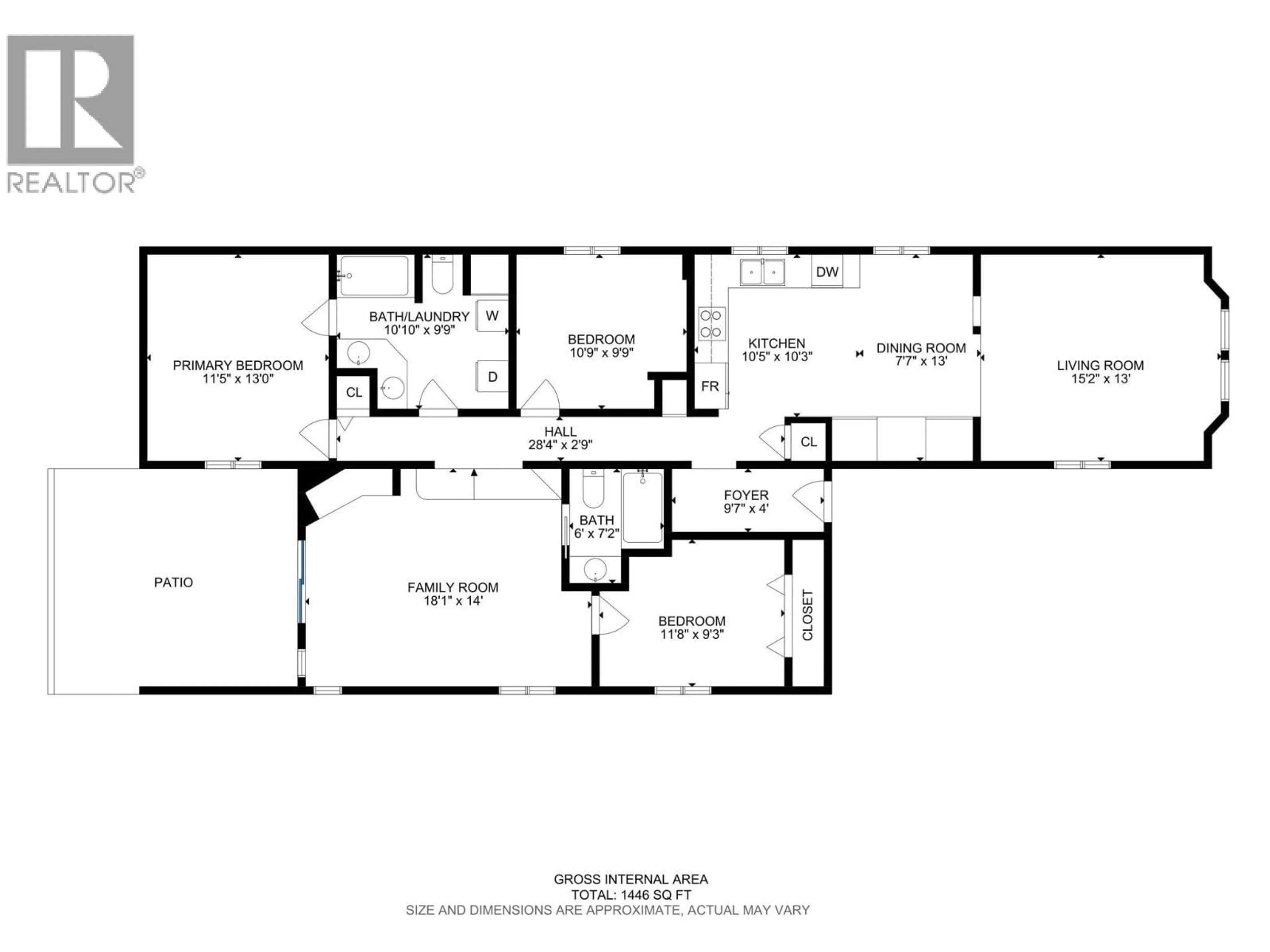 Floor plan for 44 - 9020 JIM BAILEY ROAD, Kelowna British Columbia V4V1E3