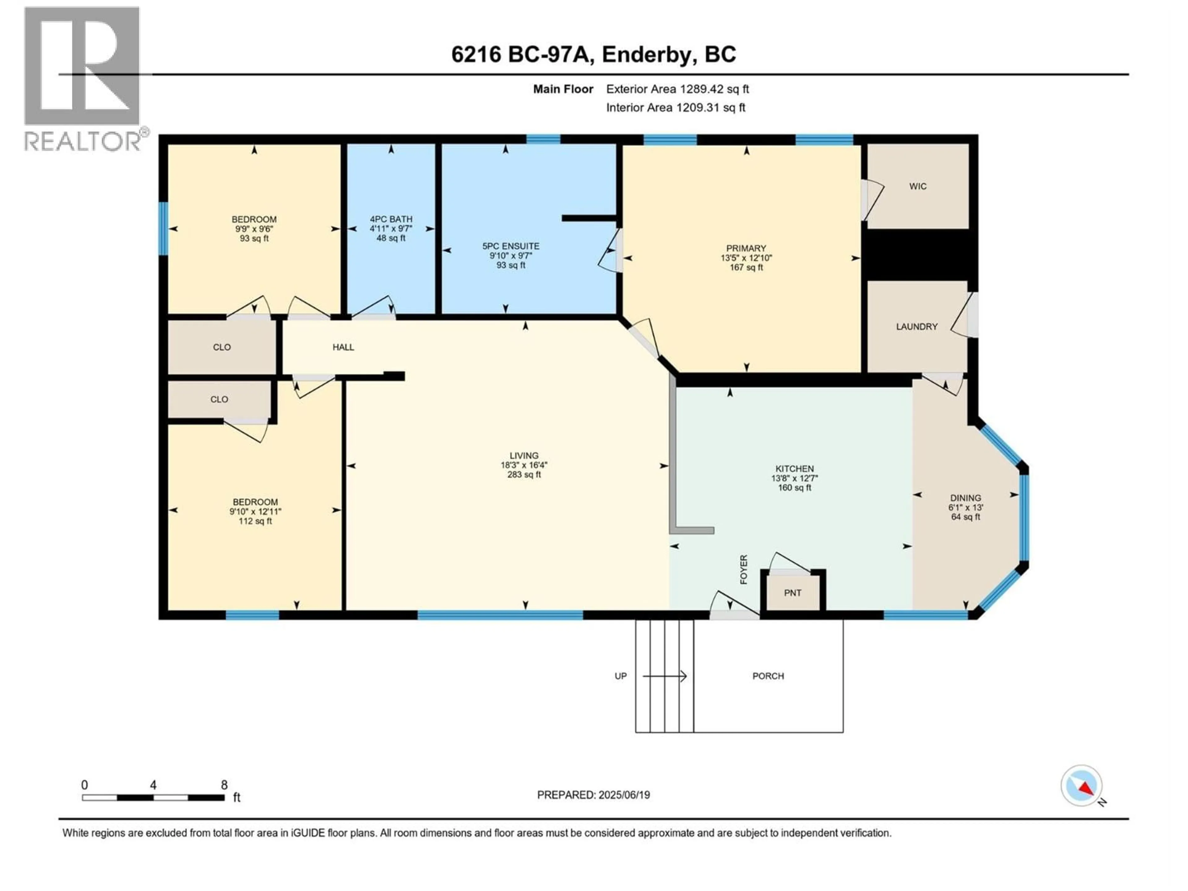 Floor plan for 6216 97A HIGHWAY, Enderby British Columbia V0E1V3
