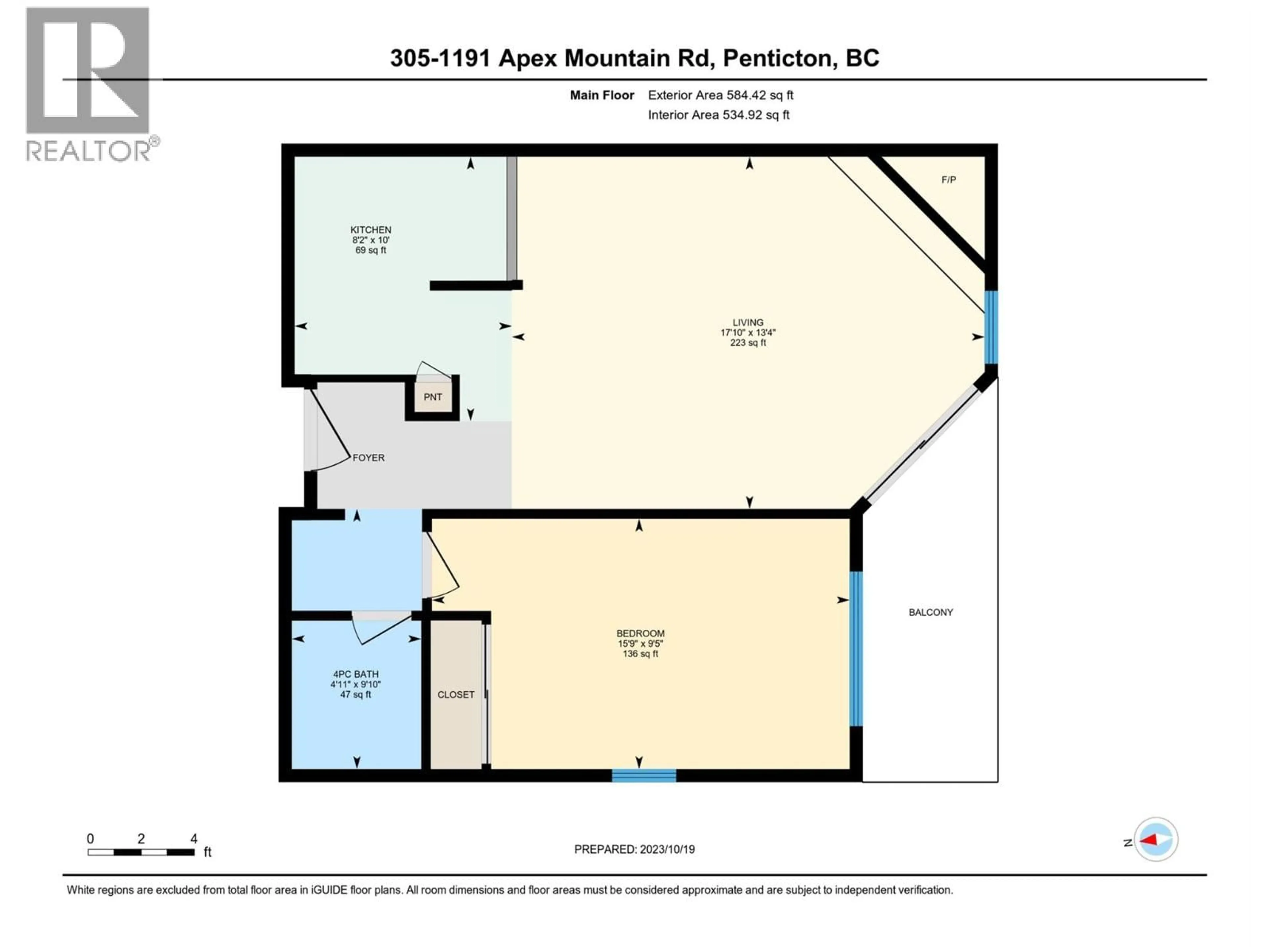 Floor plan for 305 - 1191 APEX MOUNTAIN ROAD, Apex Mountain British Columbia V2A0E2