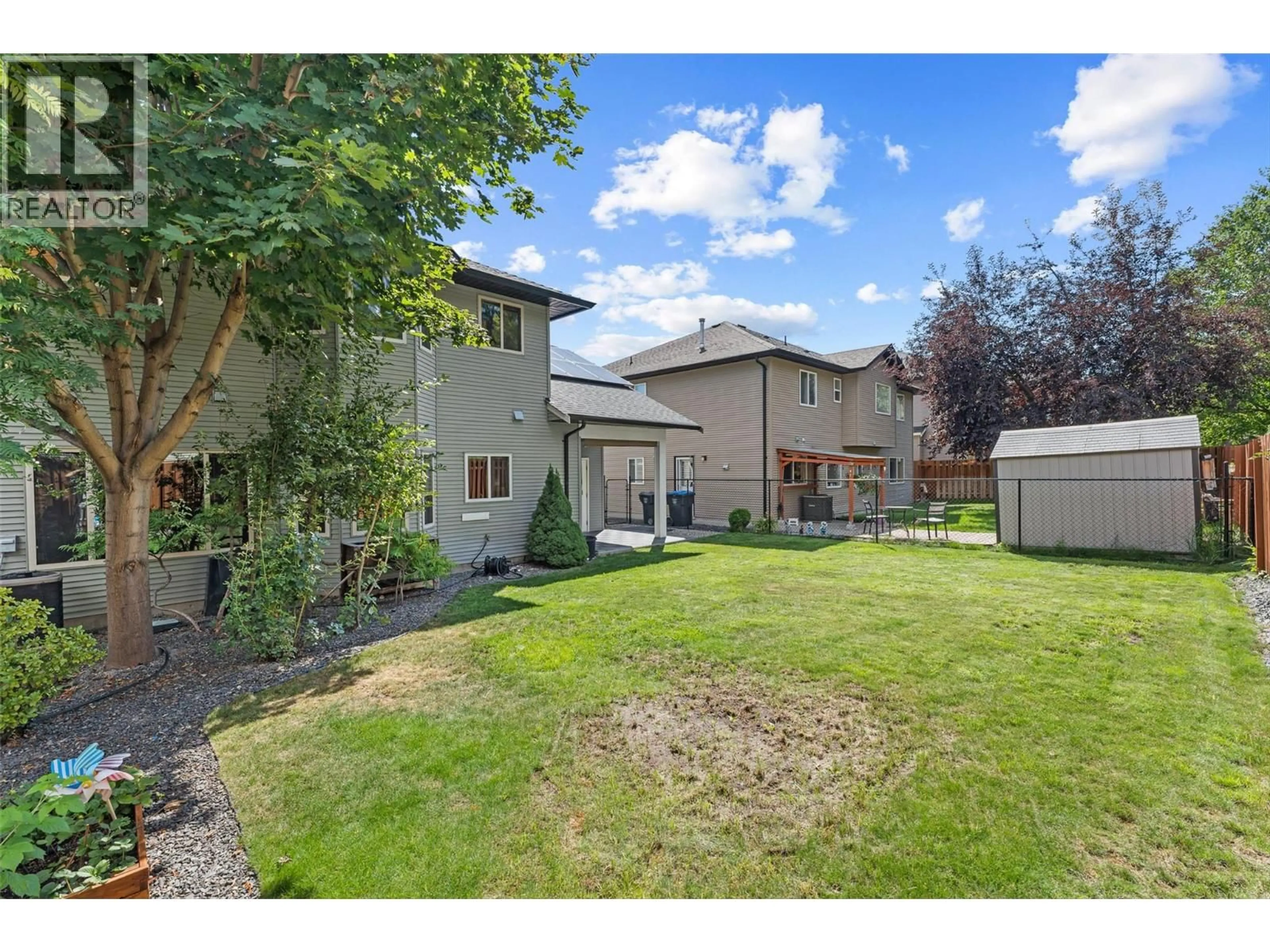 A pic from outside/outdoor area/front of a property/back of a property/a pic from drone, street for 2828 BENTLEY ROAD, West Kelowna British Columbia V4T3A9