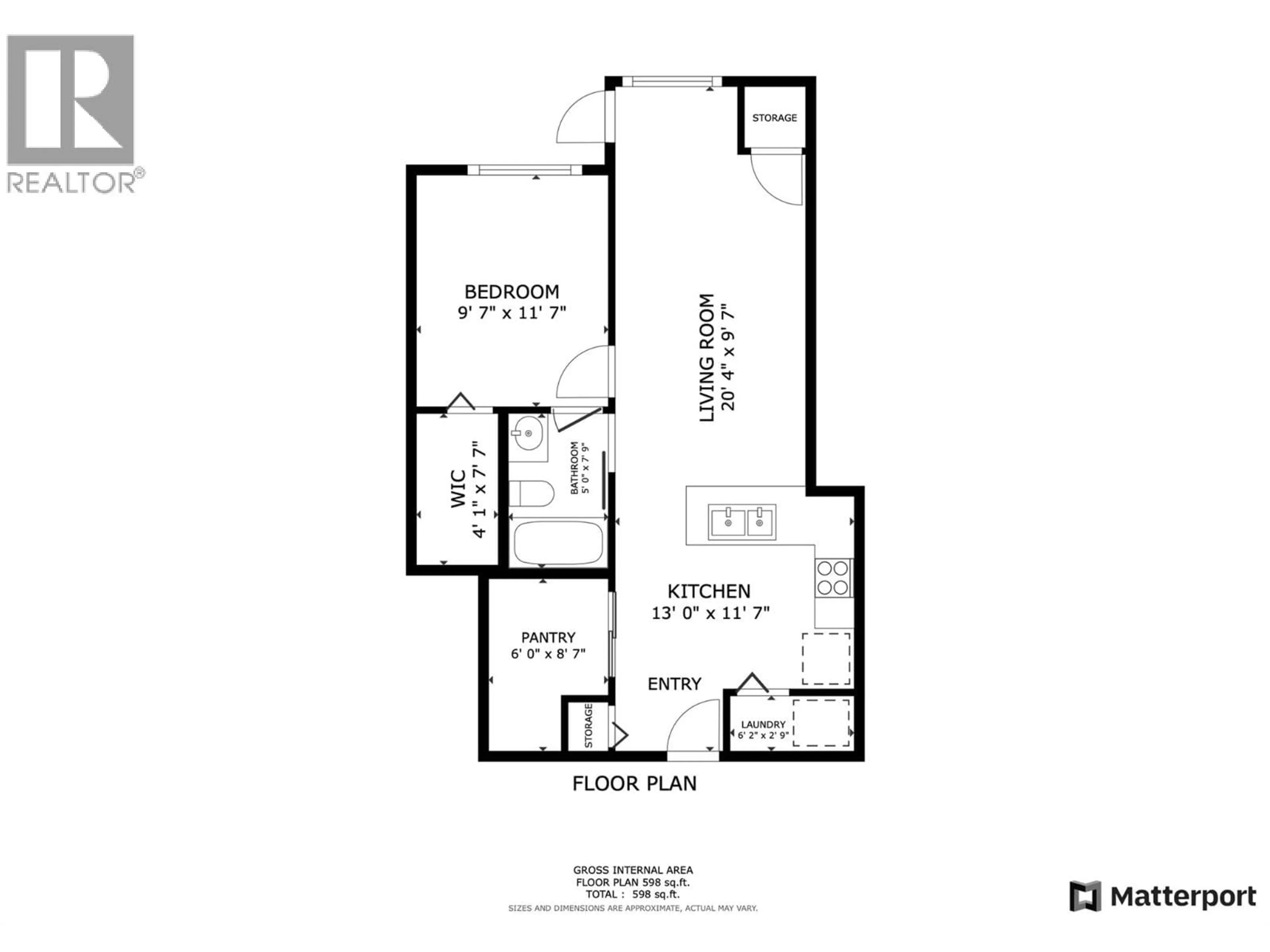 Floor plan for 517 - 191 HOLLYWOOD ROAD SOUTH, Kelowna British Columbia V1X0B5