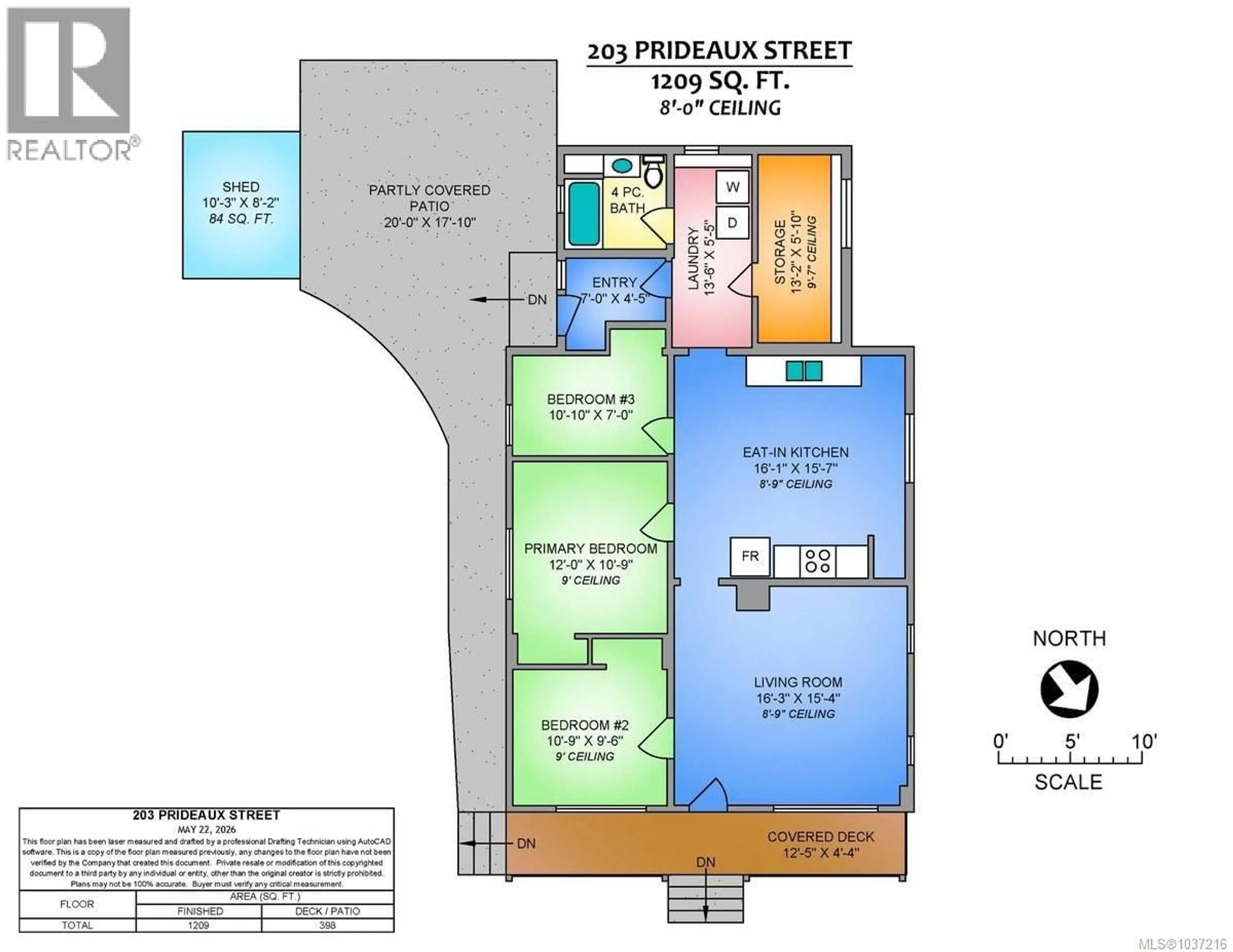 Floor plan for 203 PRIDEAUX STREET, Nanaimo British Columbia V9R2M9