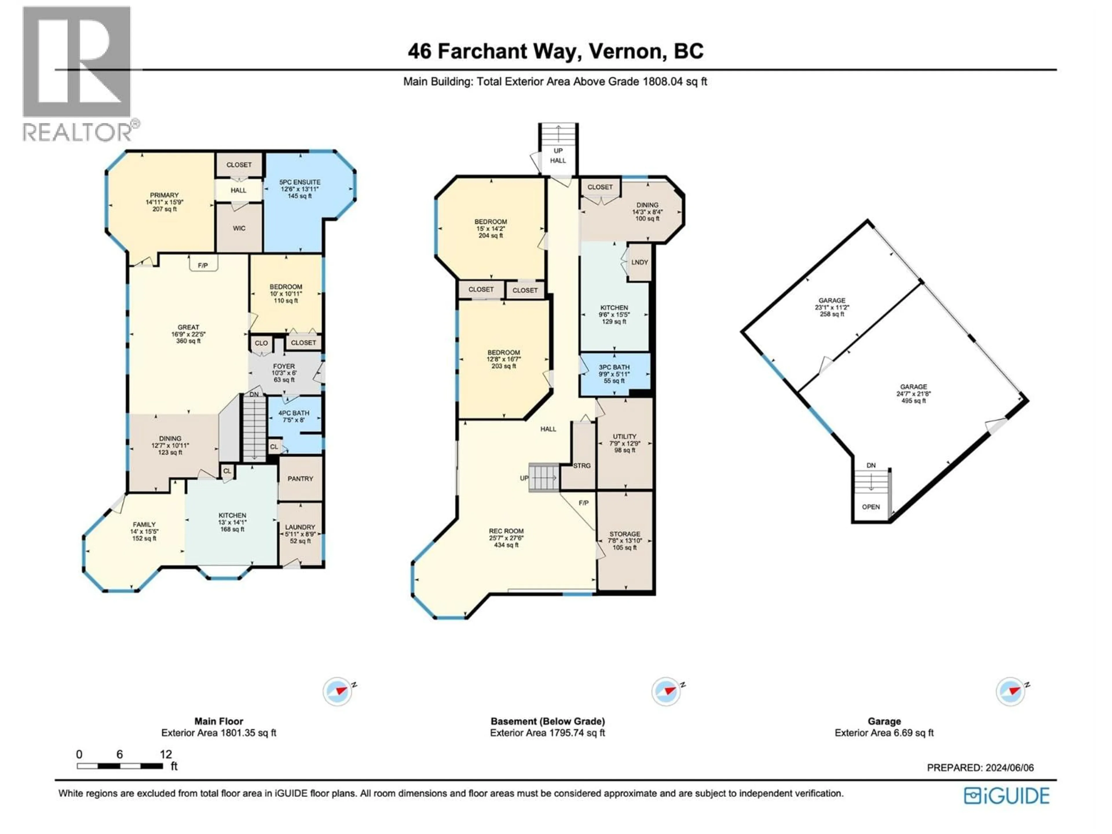 Floor plan for 46 FARCHANT WAY, Vernon British Columbia V1H1E3