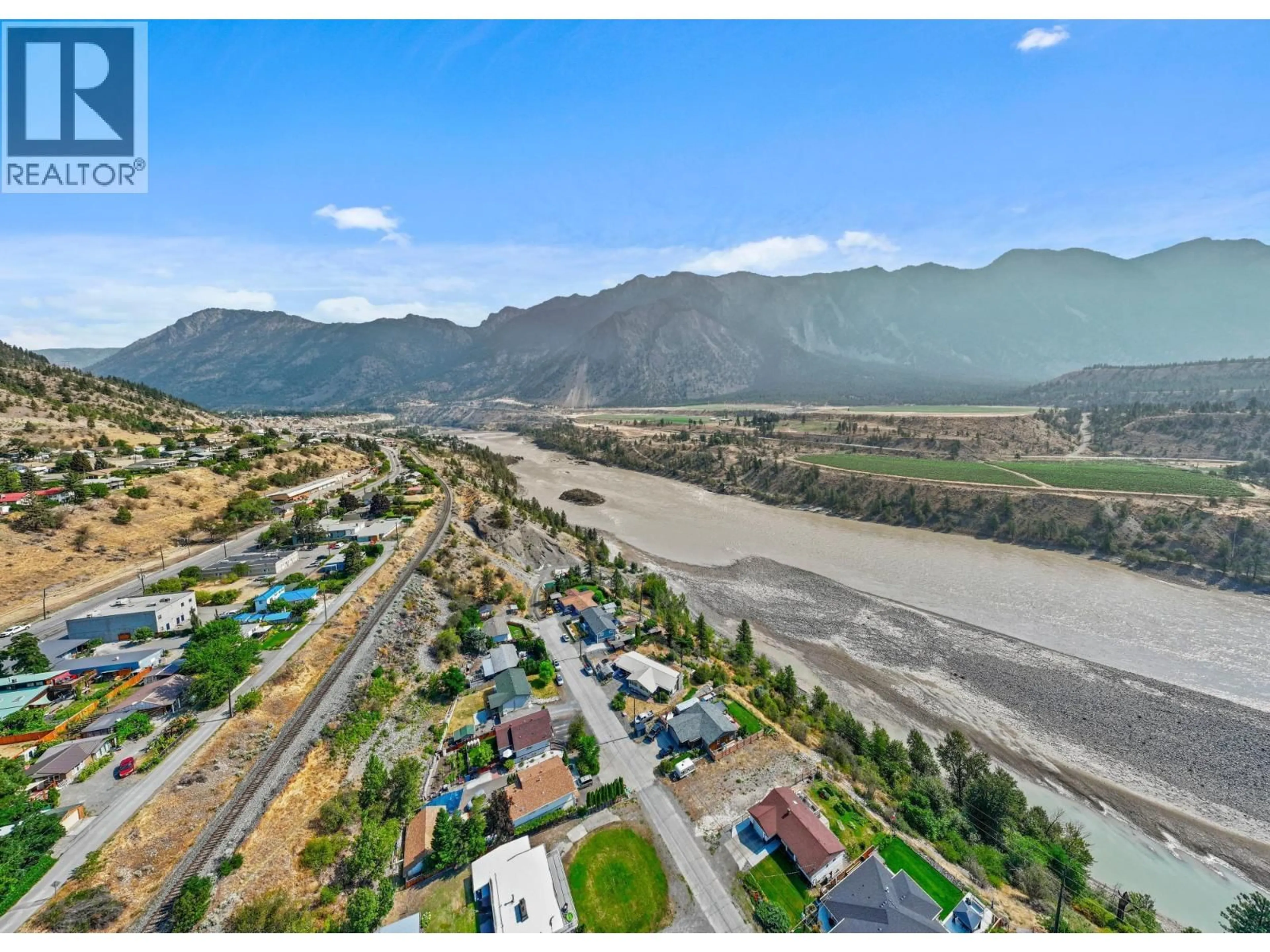A pic from outside/outdoor area/front of a property/back of a property/a pic from drone, water/lake/river/ocean view for 259 MCEWEN ROAD, Lillooet British Columbia V0K1V0