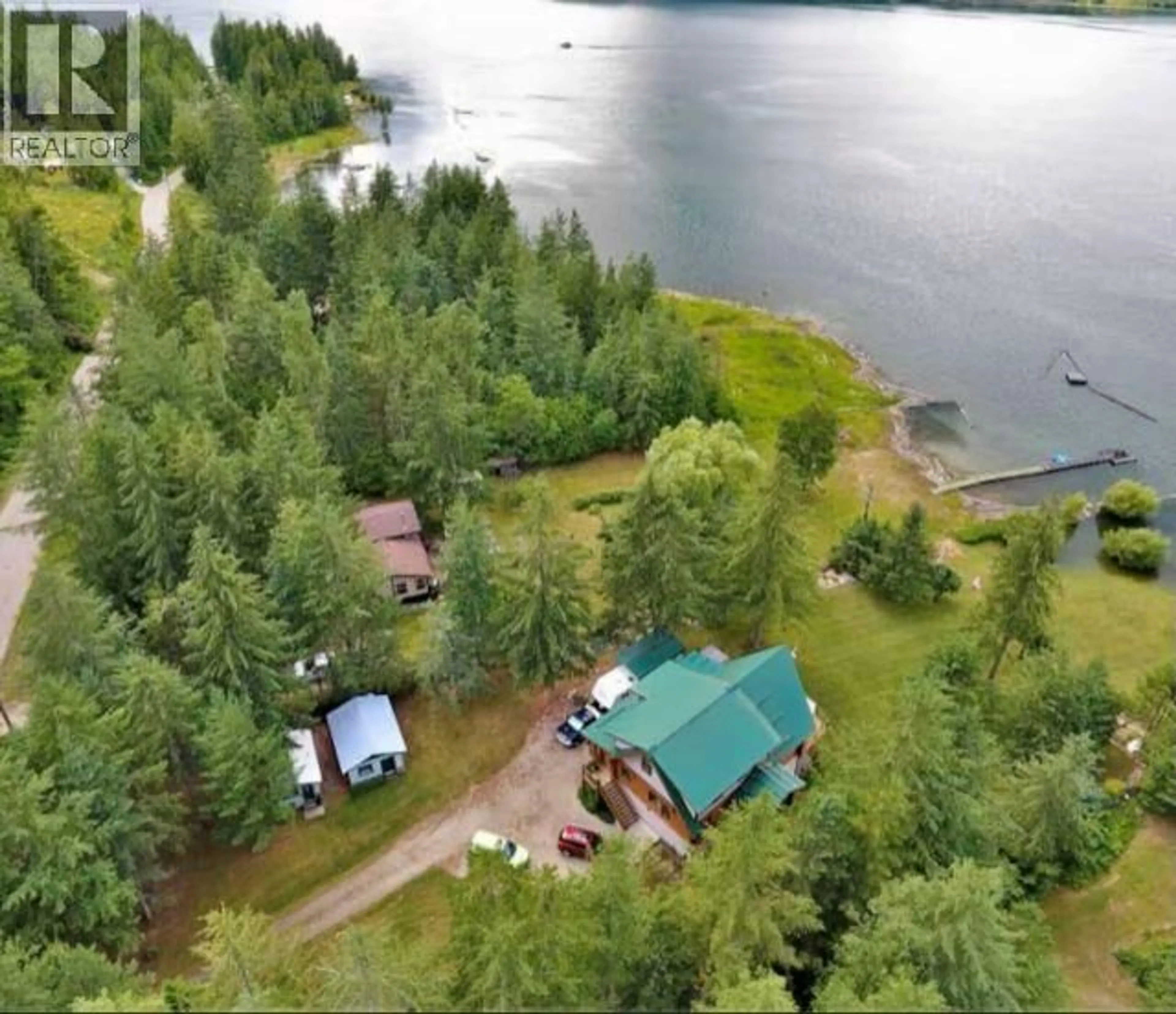 A pic from outside/outdoor area/front of a property/back of a property/a pic from drone, water/lake/river/ocean view for 3866 ROCK ISLAND ROAD, Nakusp British Columbia V0G1R1