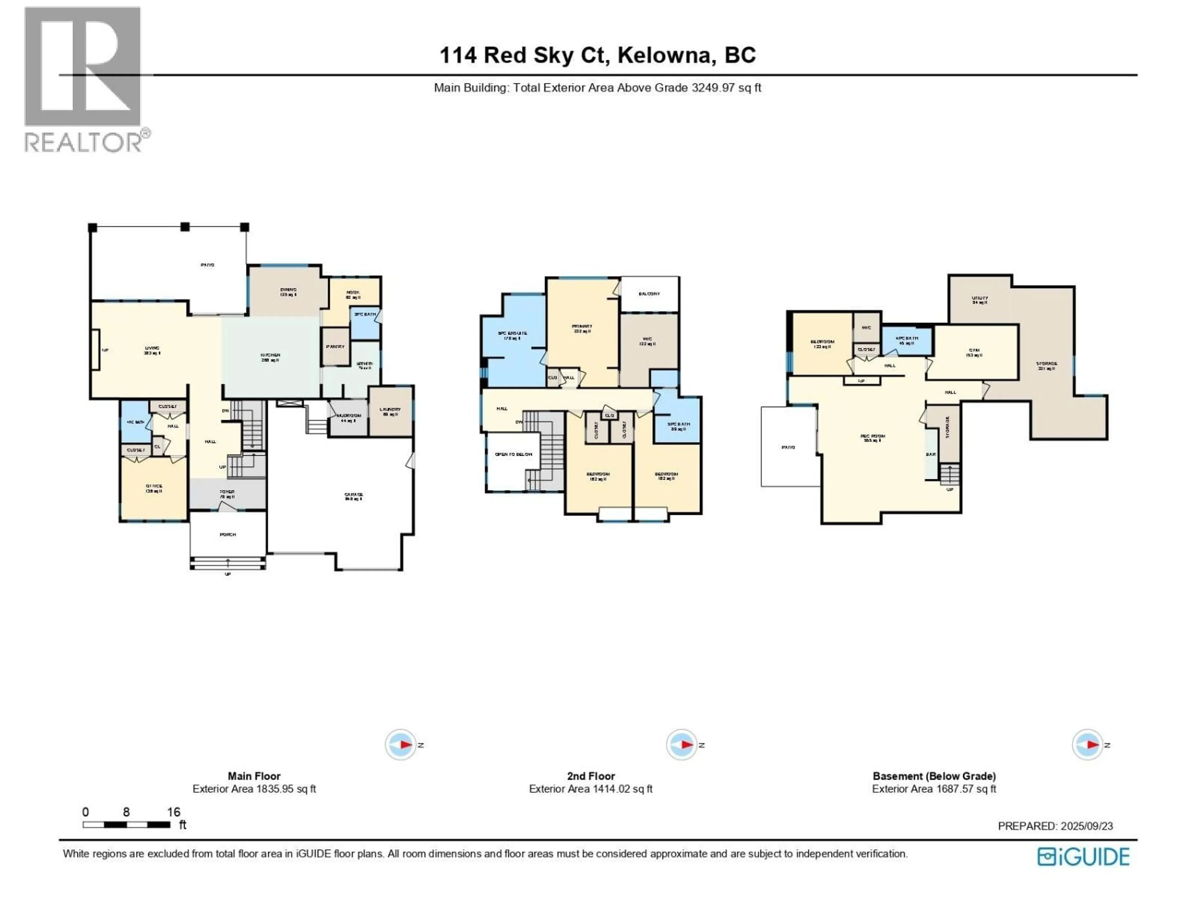 Floor plan for 114 RED SKY COURT, Kelowna British Columbia V1V3G4