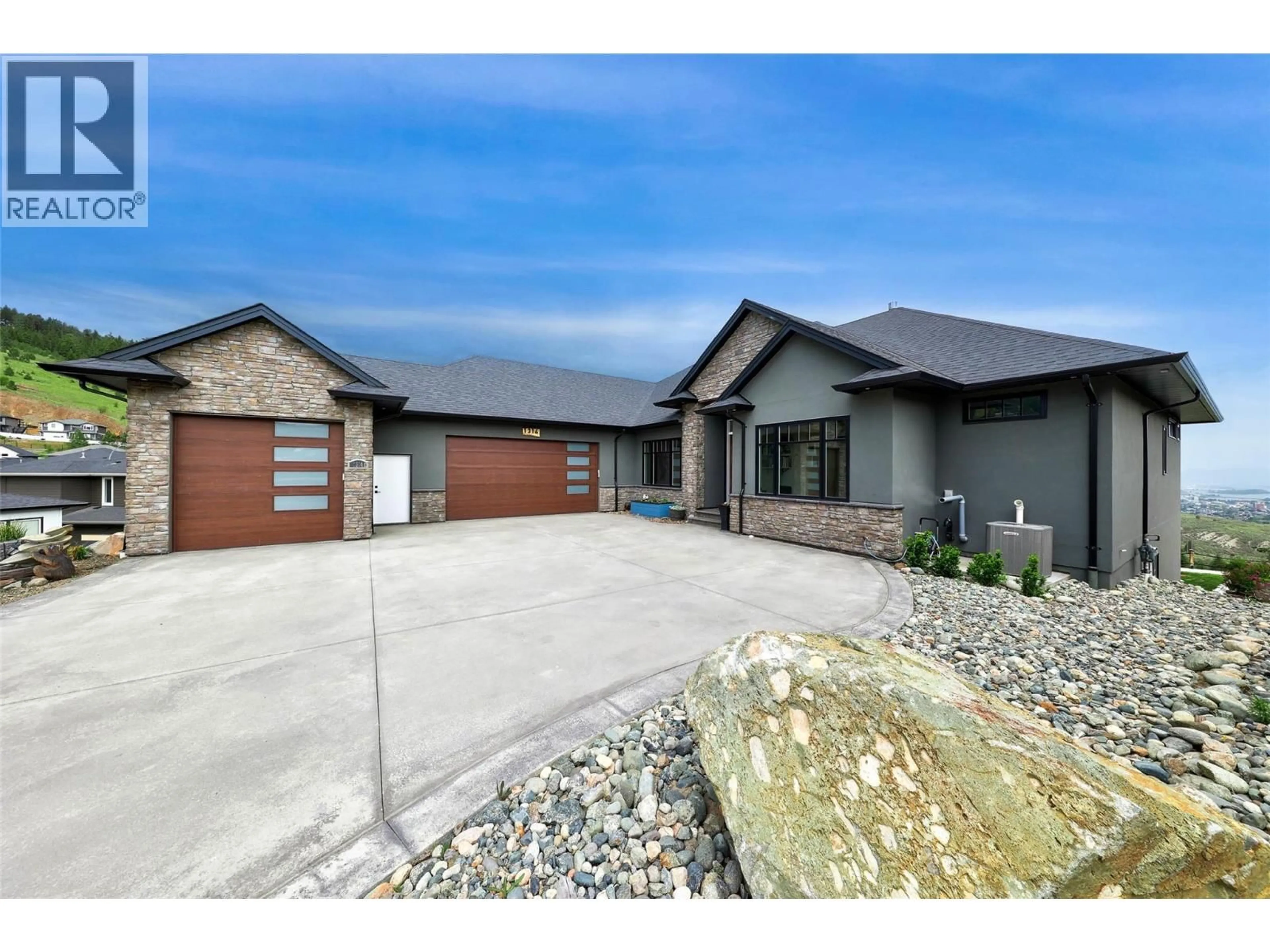 Home with brick exterior material, street for 1314 MYRA PLACE, Kamloops British Columbia V2E0C3