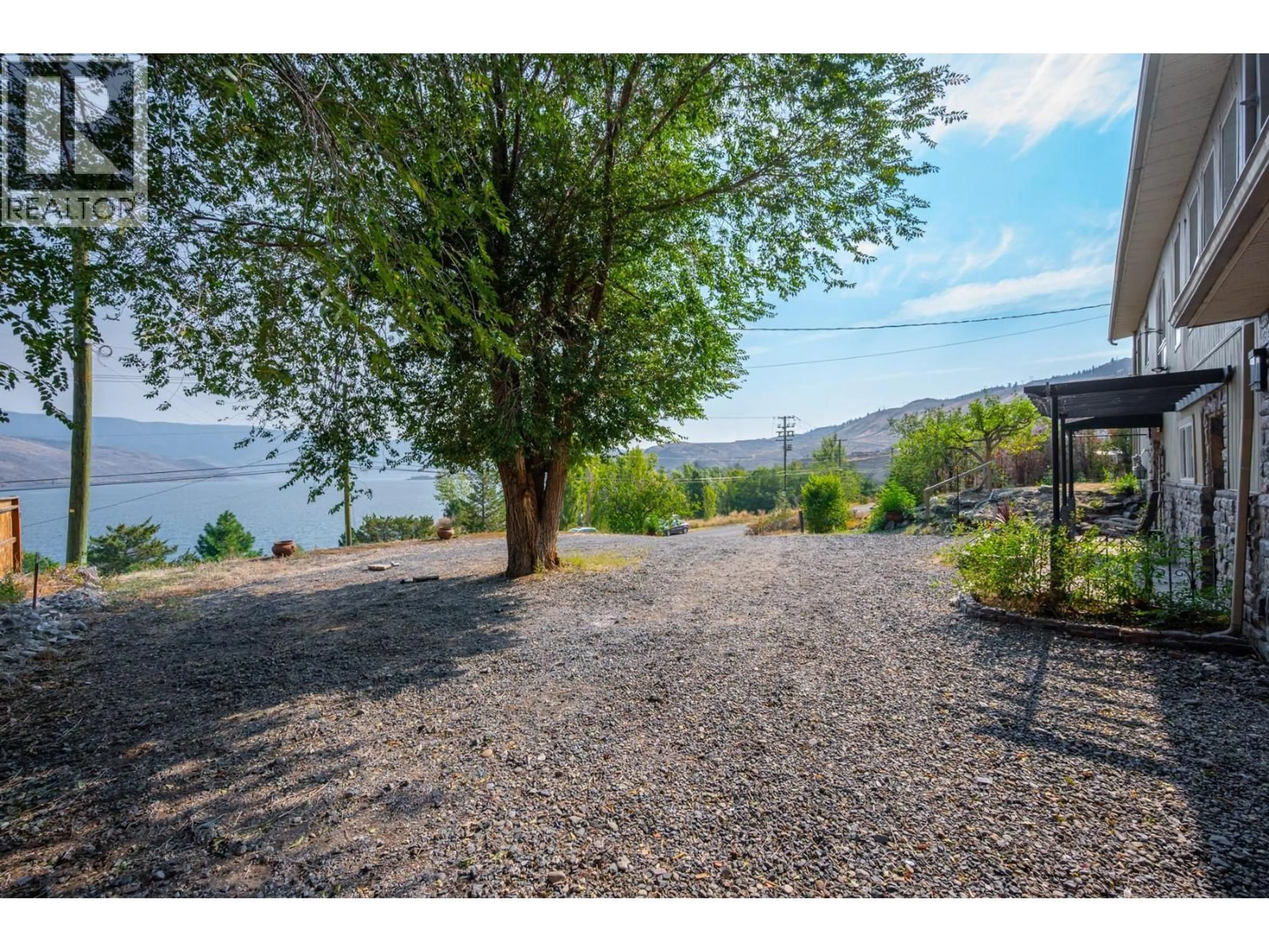 A pic from outside/outdoor area/front of a property/back of a property/a pic from drone, water/lake/river/ocean view for 6232 SAVONA ACCESS ROAD, Kamloops British Columbia V0K2J0