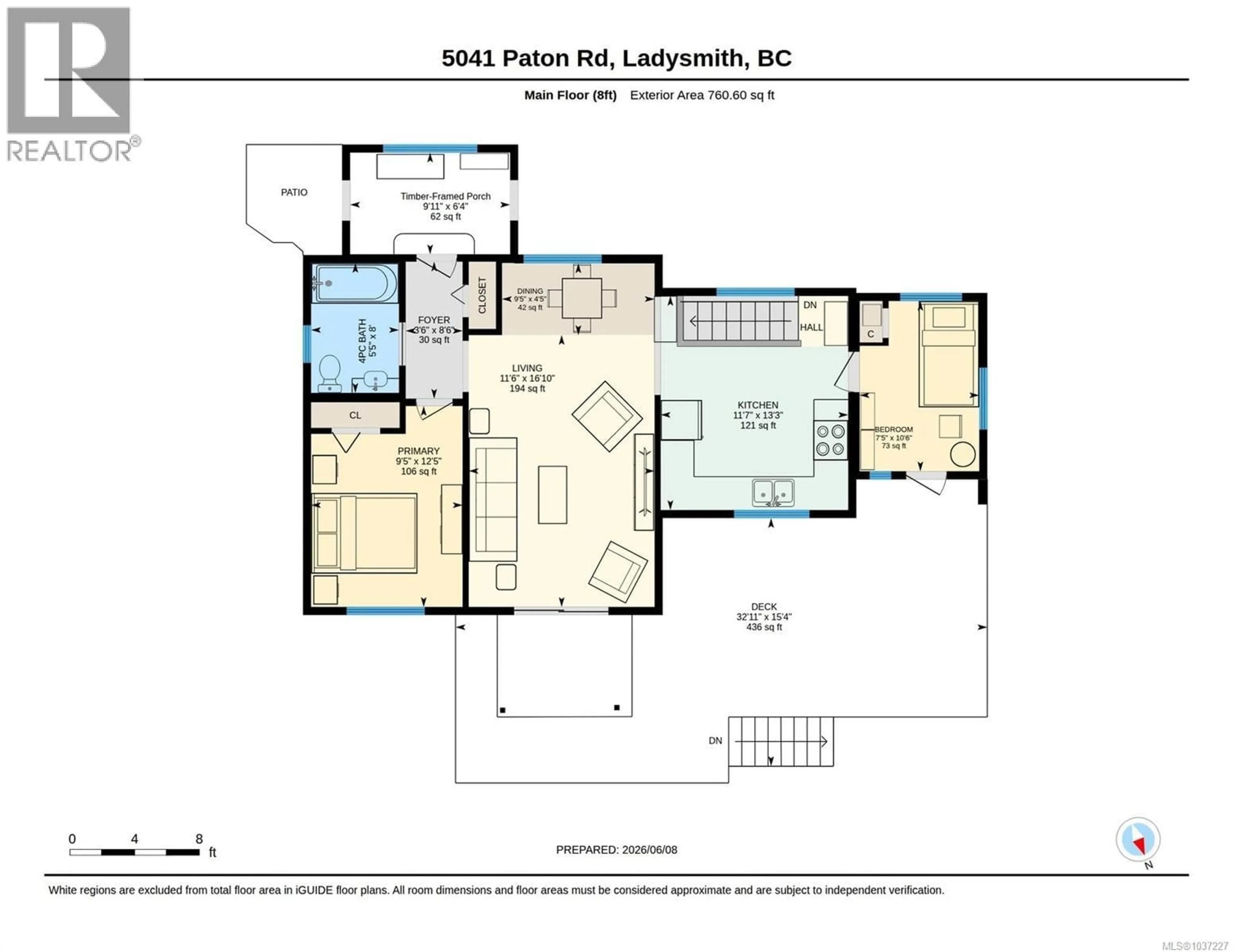 Floor plan for 5041 PATON ROAD, Ladysmith British Columbia V9G1M6