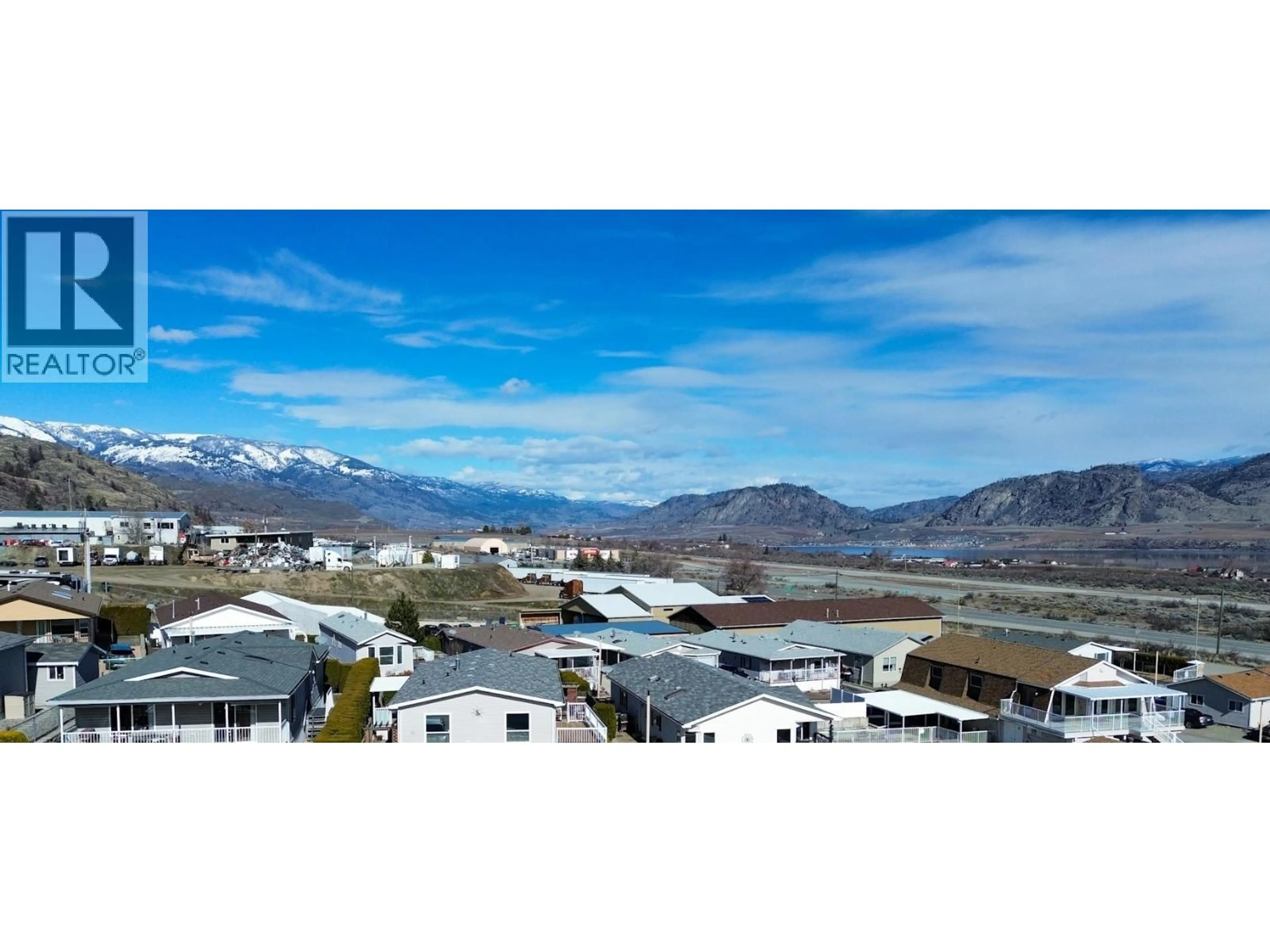 A pic from outside/outdoor area/front of a property/back of a property/a pic from drone, mountain view for 22 - 9410 115TH STREET, Osoyoos British Columbia V0H1V5