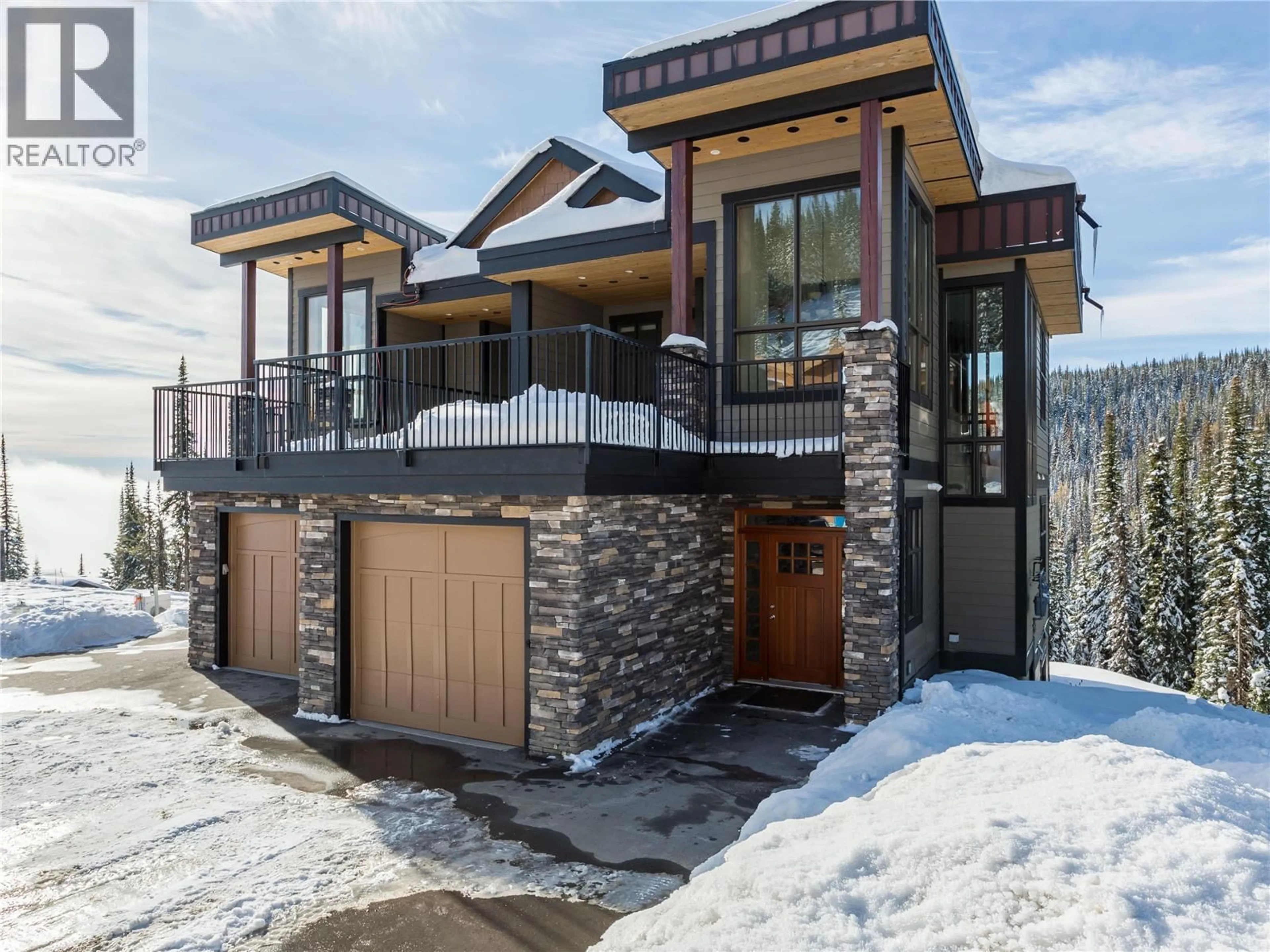 Home with brick exterior material, street for 9966 PURCELL DRIVE, Silver Star British Columbia V1B0S1