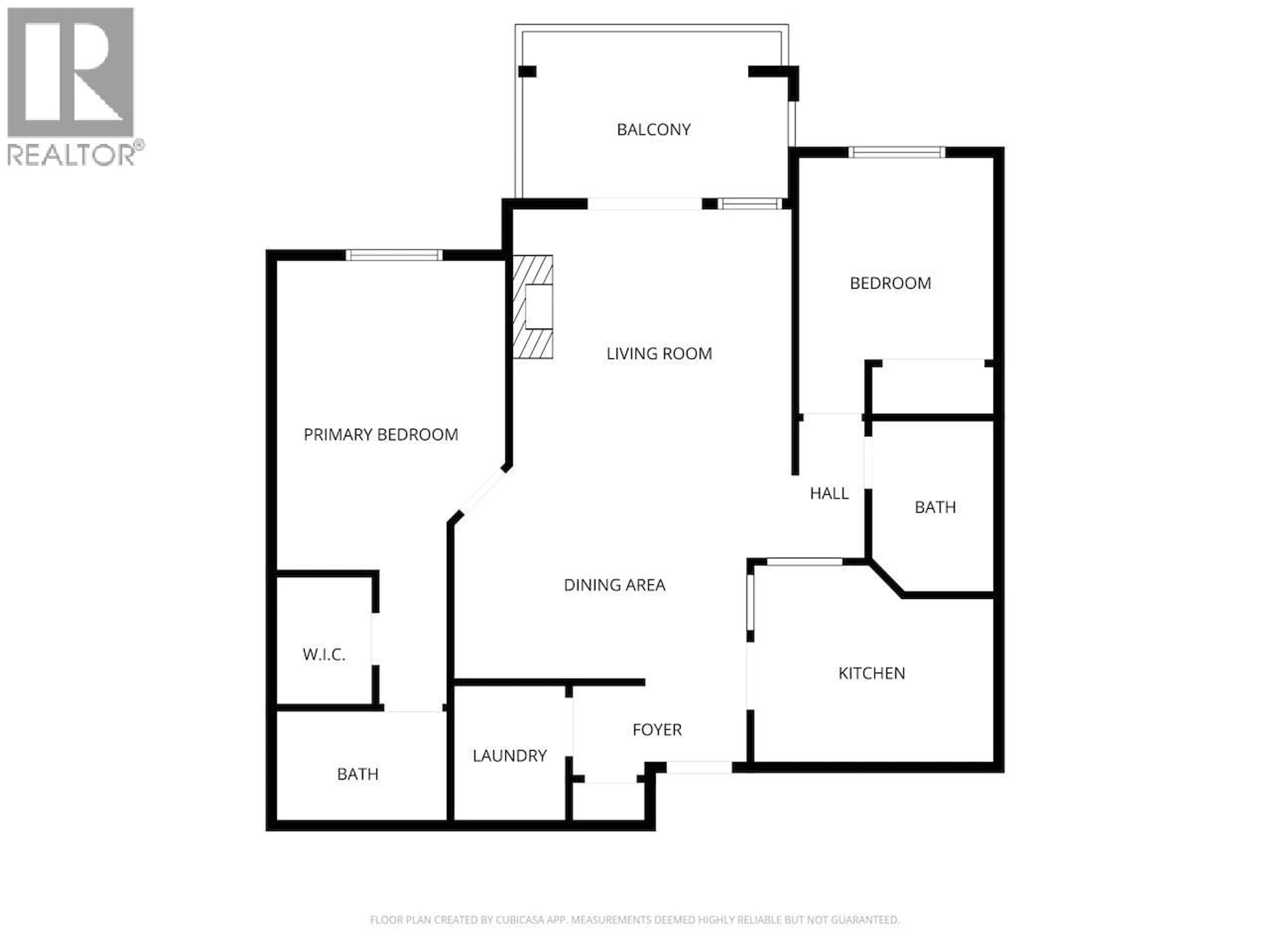 Floor plan for 304 - 3220 CENTENNIAL DRIVE, Vernon British Columbia V1T2T7