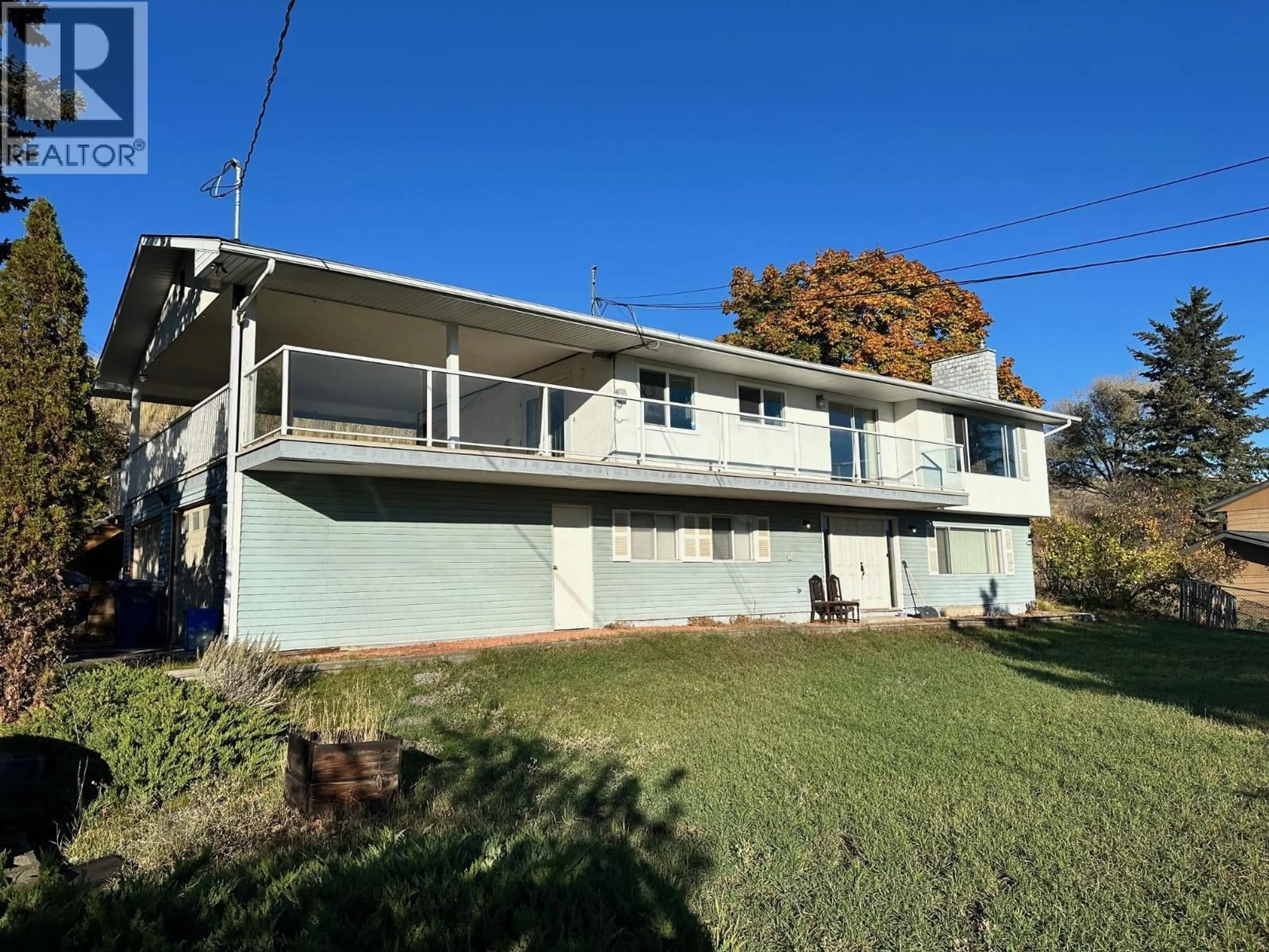 A pic from outside/outdoor area/front of a property/back of a property/a pic from drone, street for 7910 LAKEVIEW DRIVE, Coldstream British Columbia V1B1W3