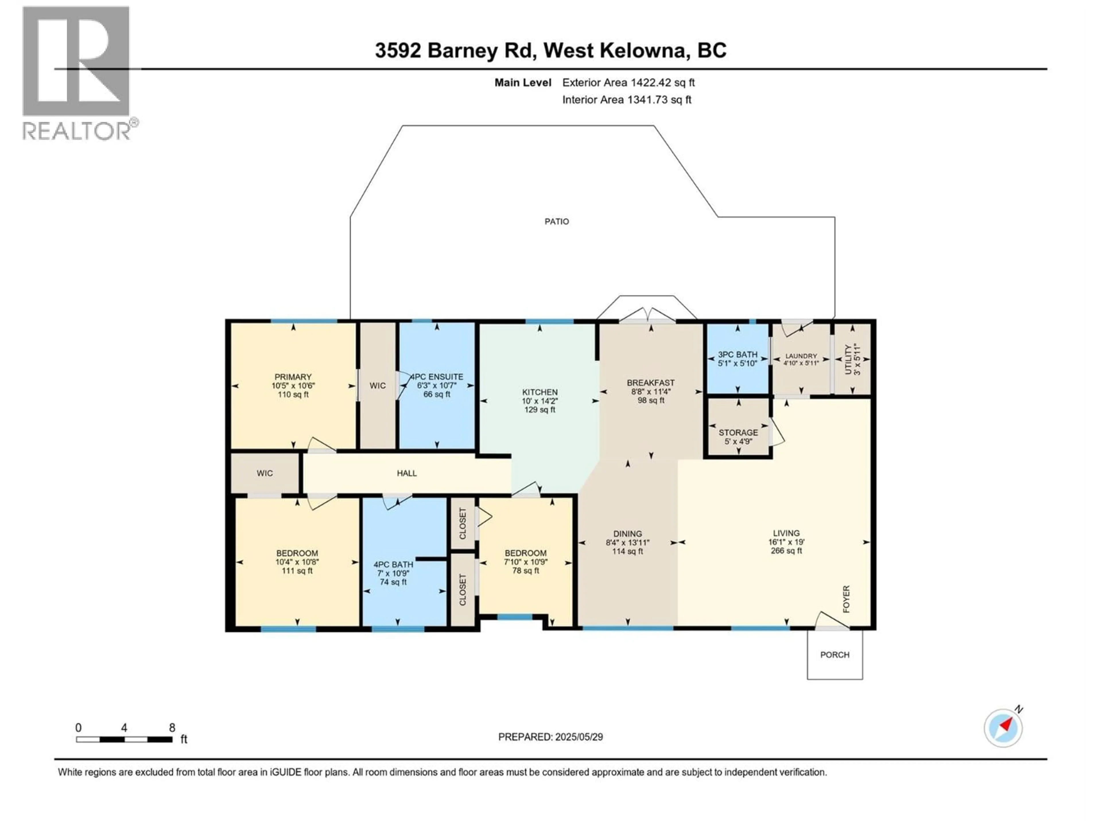 Floor plan for 3592 BARNEY ROAD, West Kelowna British Columbia V4T1J2