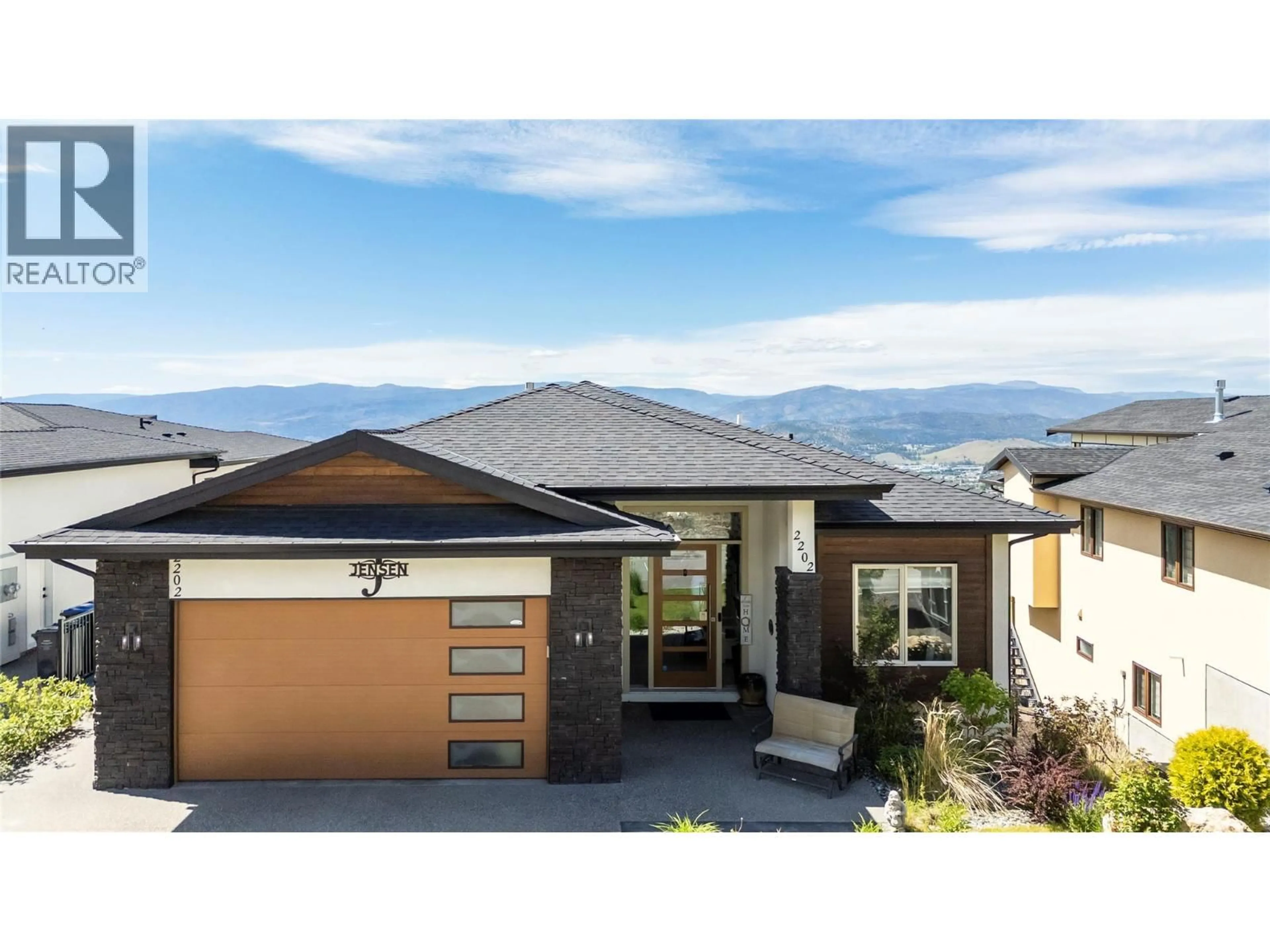 Home with vinyl exterior material, mountain view for 2202 TRAMONTO COURT, Kelowna British Columbia V1P1V1