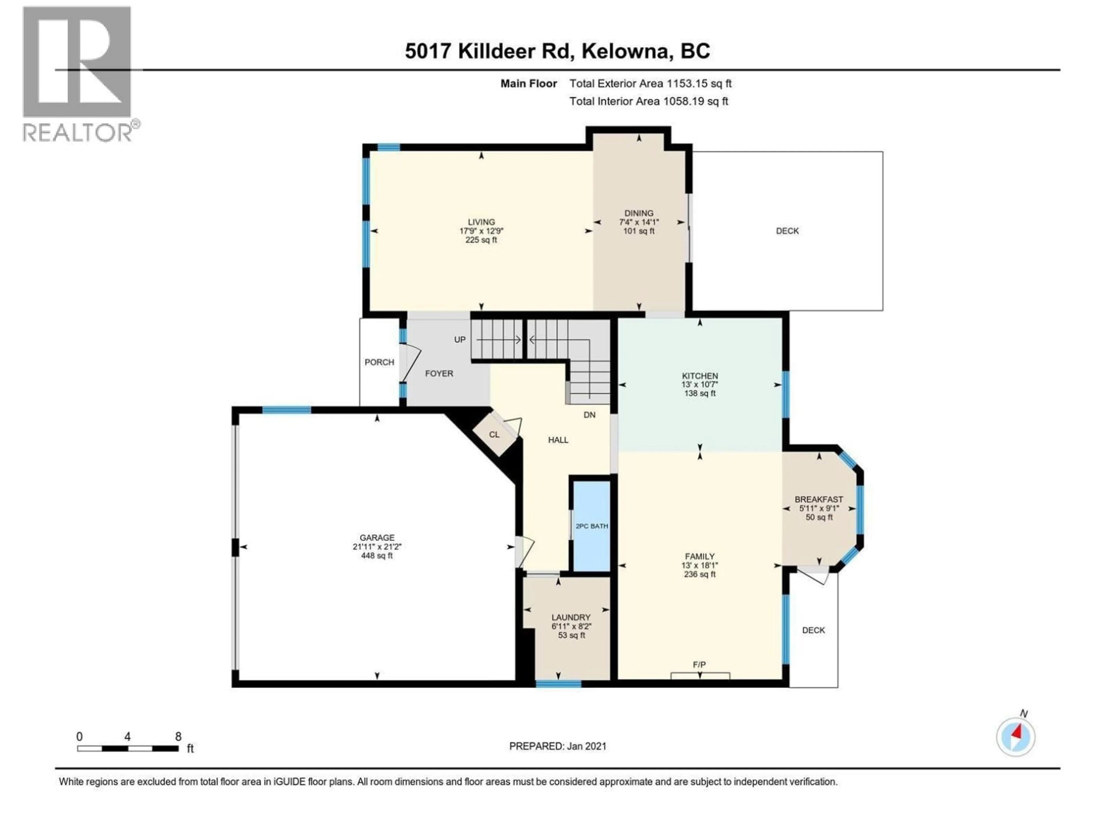 Floor plan for 5017 KILLDEER ROAD, Kelowna British Columbia V1W4M4