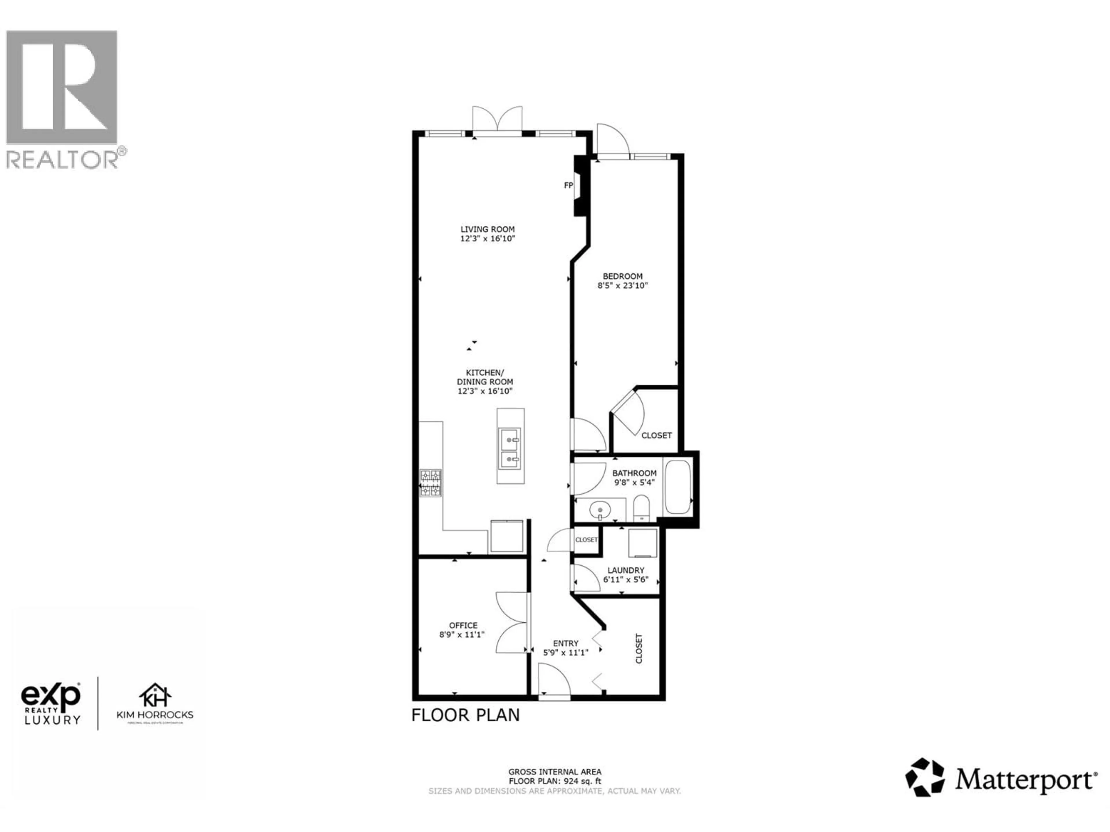 Floor plan for 109 - 807 RADIO AVENUE, Nelson British Columbia V1L3L2