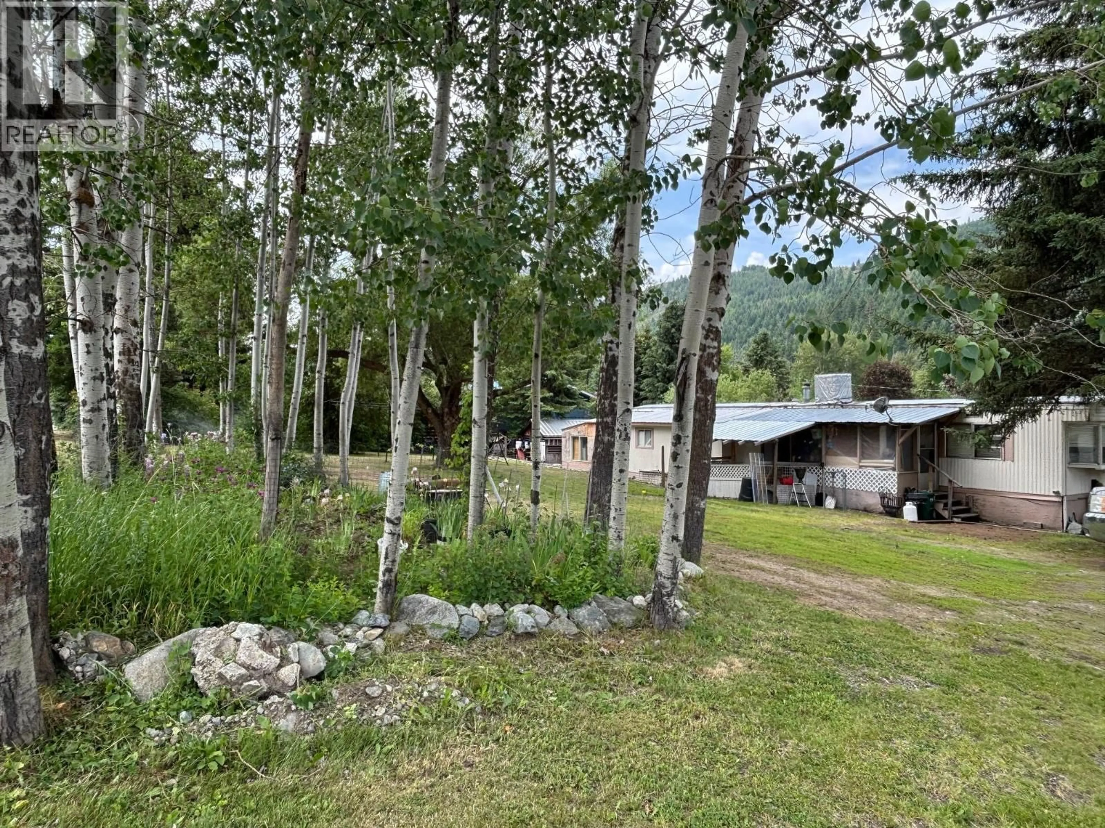 A pic from outside/outdoor area/front of a property/back of a property/a pic from drone, mountain view for 360 3RD STREET, Greenwood British Columbia V0H1J0