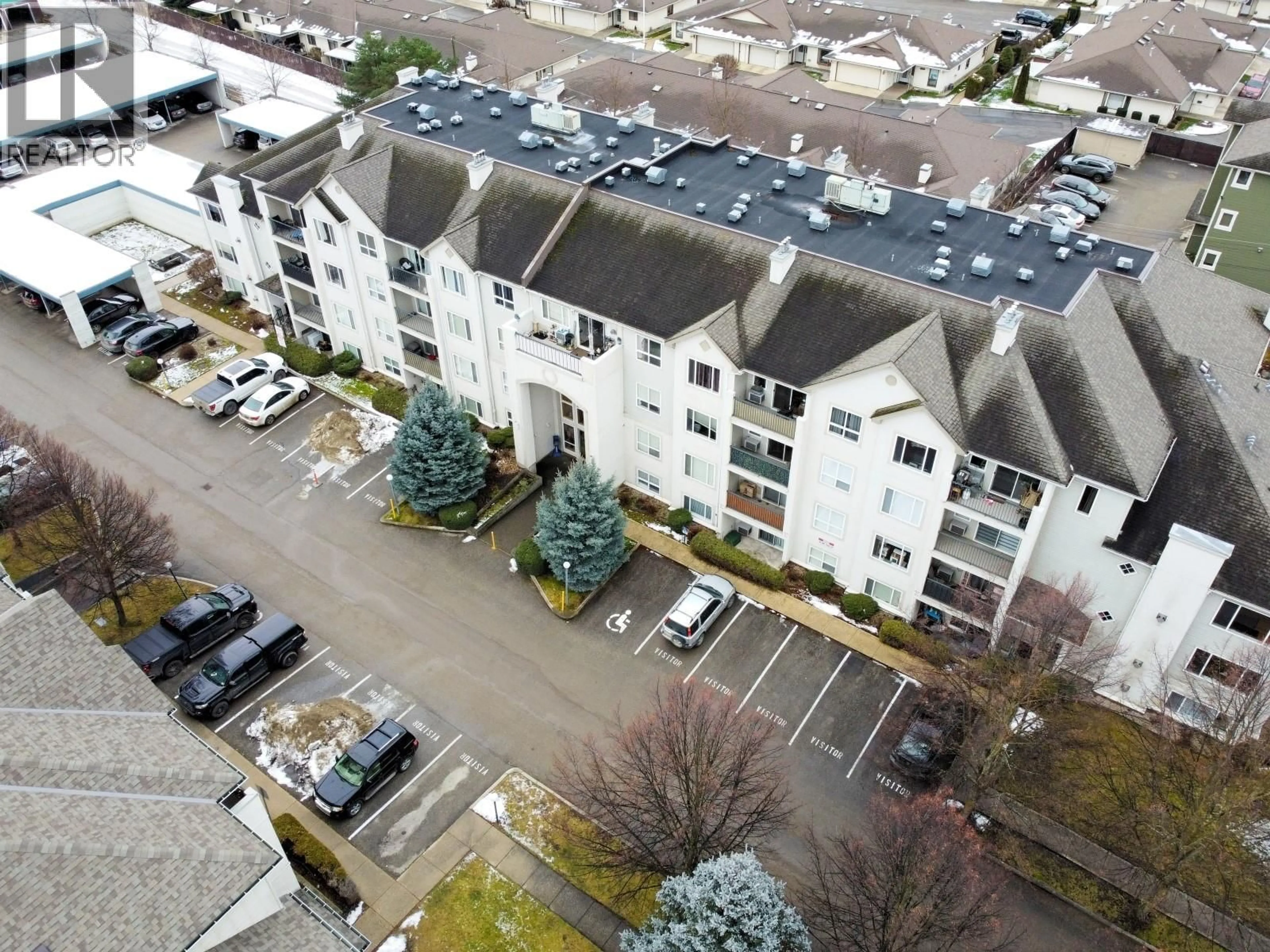 A pic from outside/outdoor area/front of a property/back of a property/a pic from drone, unknown for 305 - 650 3 STREET SOUTHWEST, Salmon Arm British Columbia V1E1P6