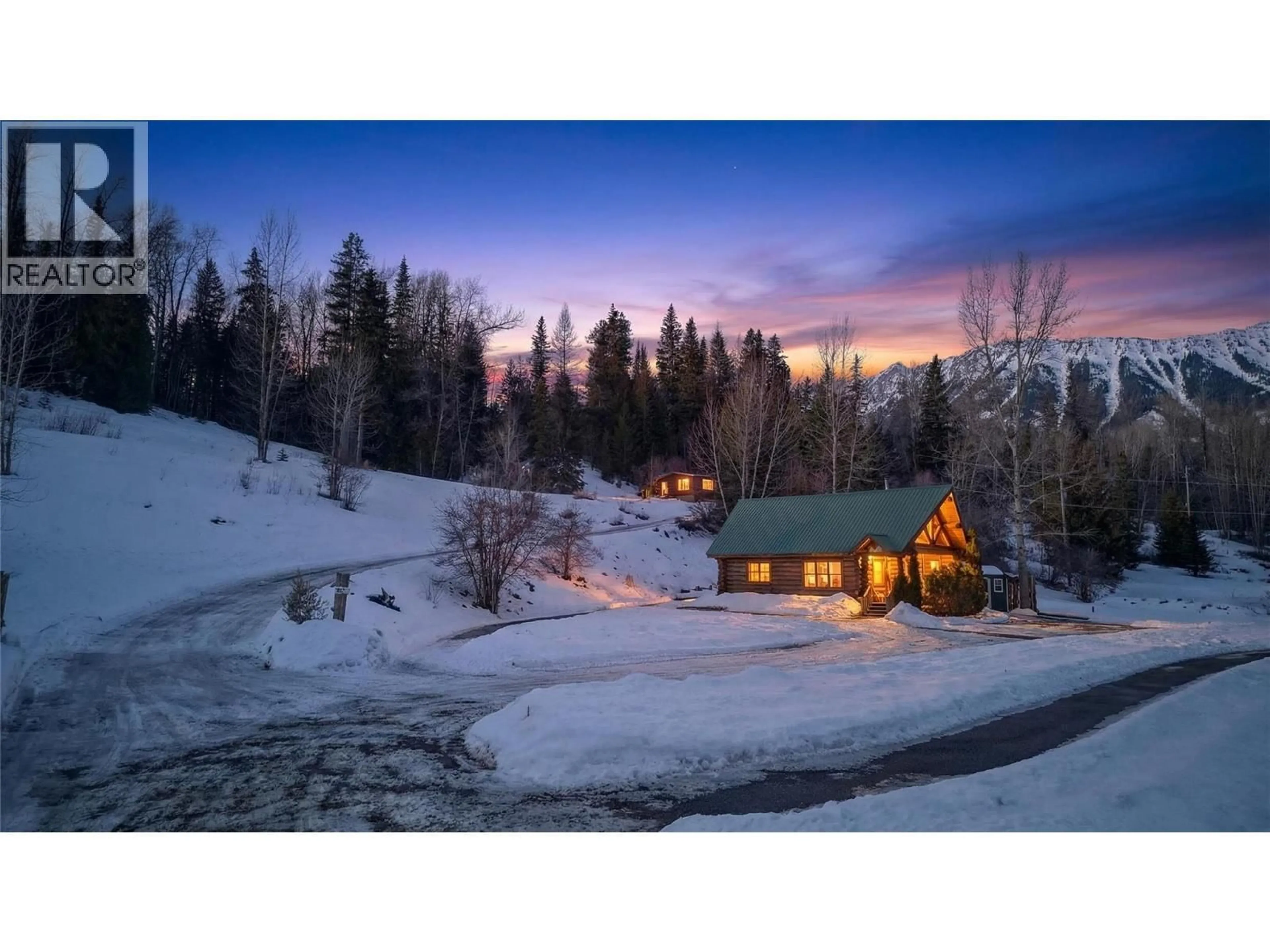 A pic from outside/outdoor area/front of a property/back of a property/a pic from drone, mountain view for 2131 HIGHWAY 3 HIGHWAY, Fernie British Columbia V0B1M5