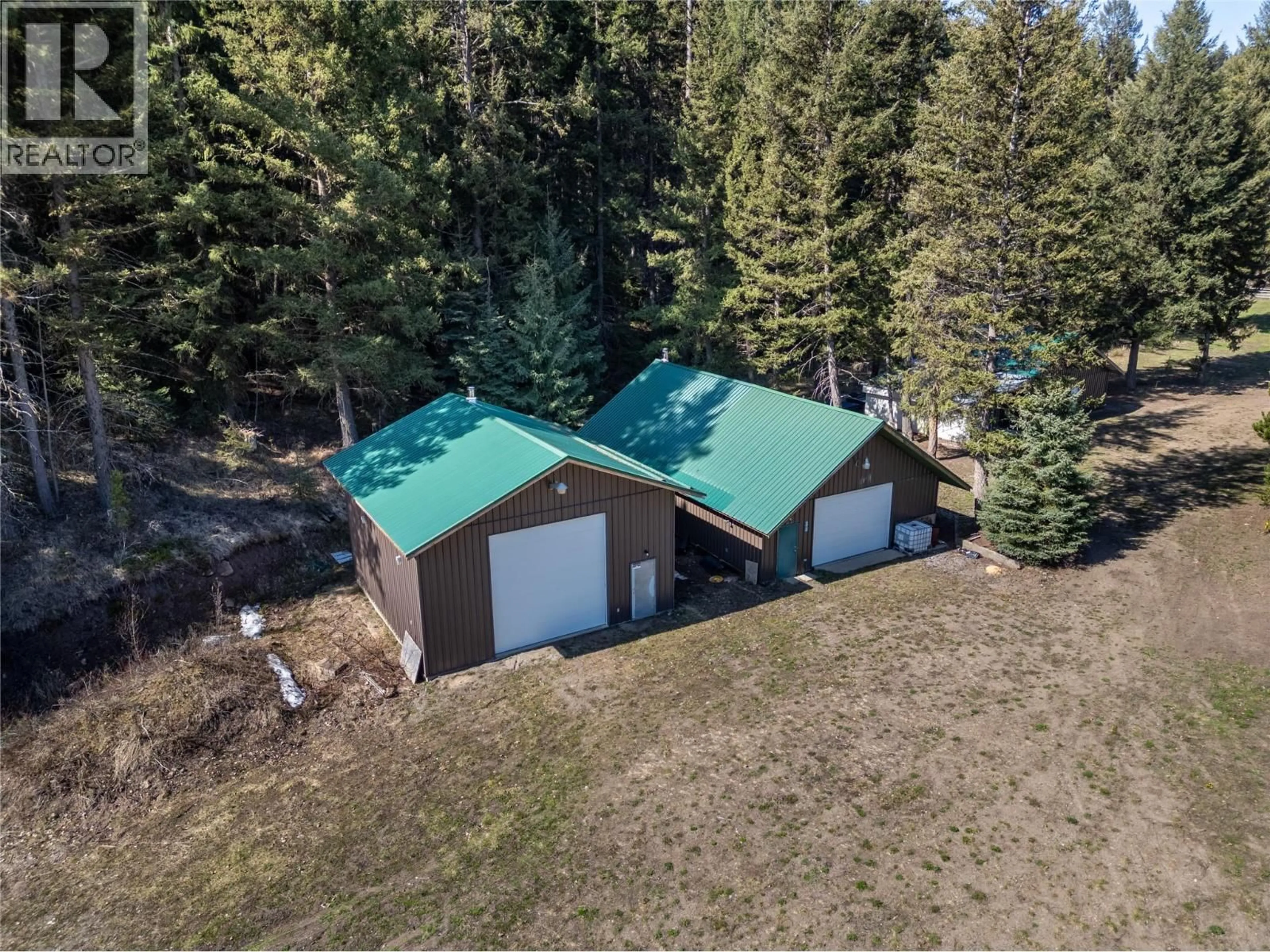 A pic from outside/outdoor area/front of a property/back of a property/a pic from drone, forest/trees view for 5633S COLDWATER ROAD, Merritt British Columbia V0X2L0