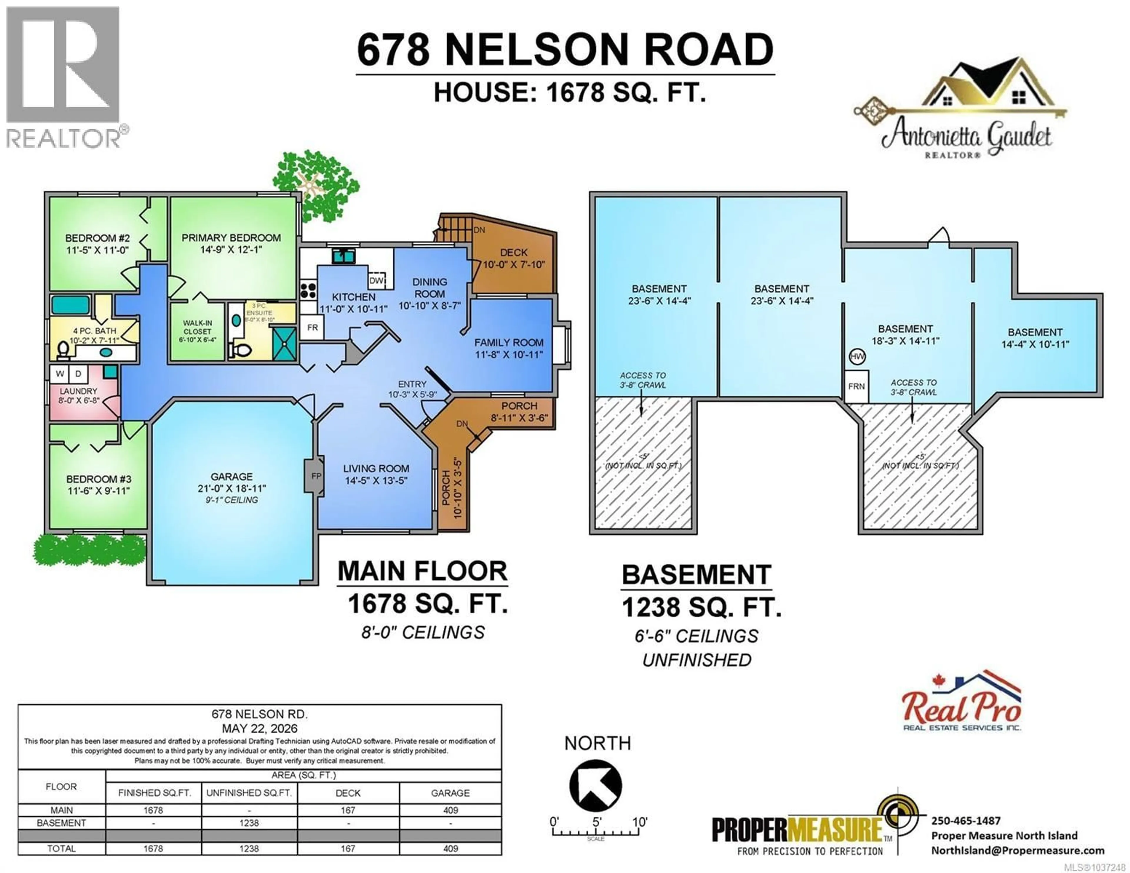 Floor plan for 678 NELSON ROAD, Campbell River British Columbia V9H1T7