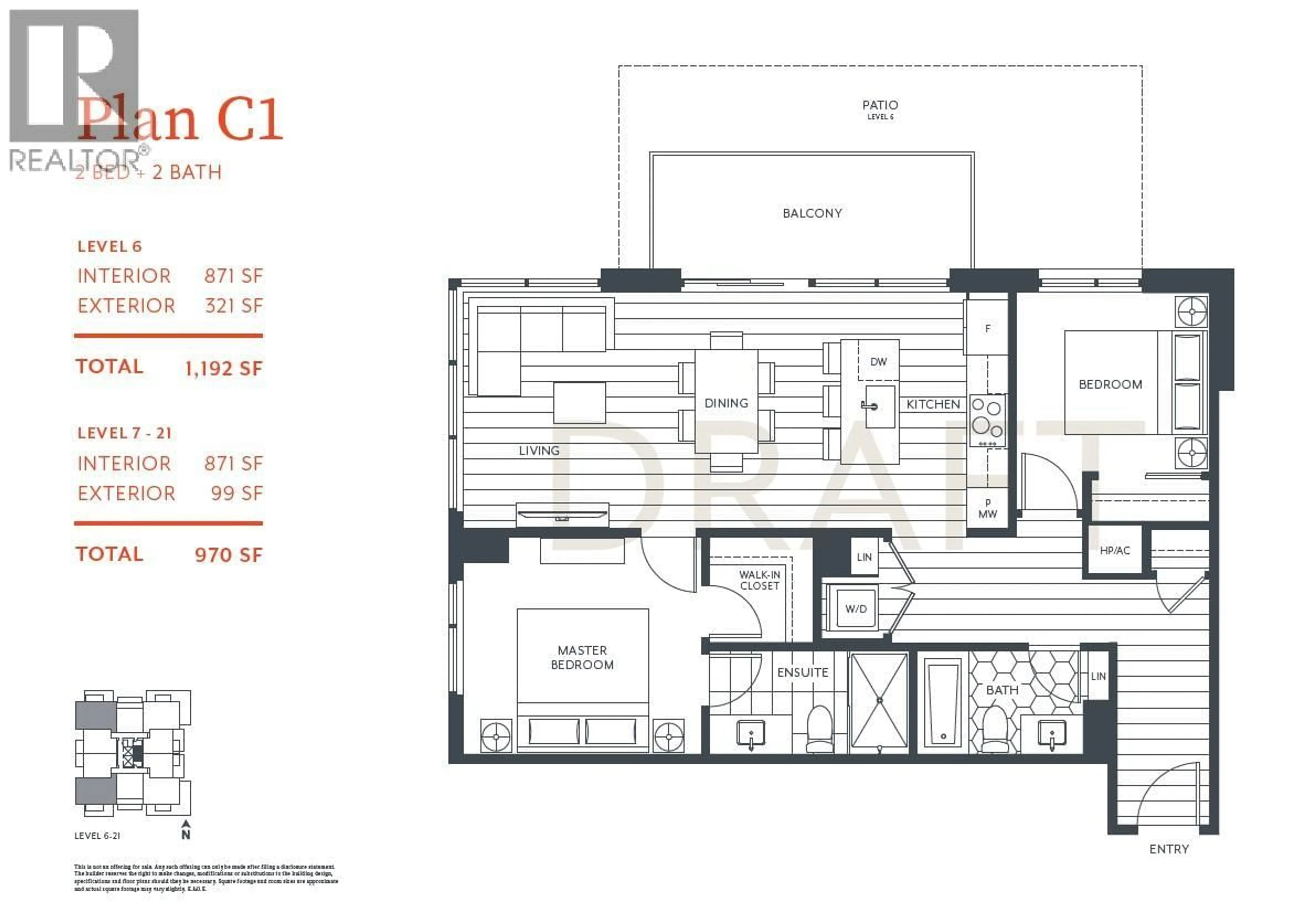 Floor plan for 905 - 1471 ST PAUL STREET, Kelowna British Columbia V1Y2E4