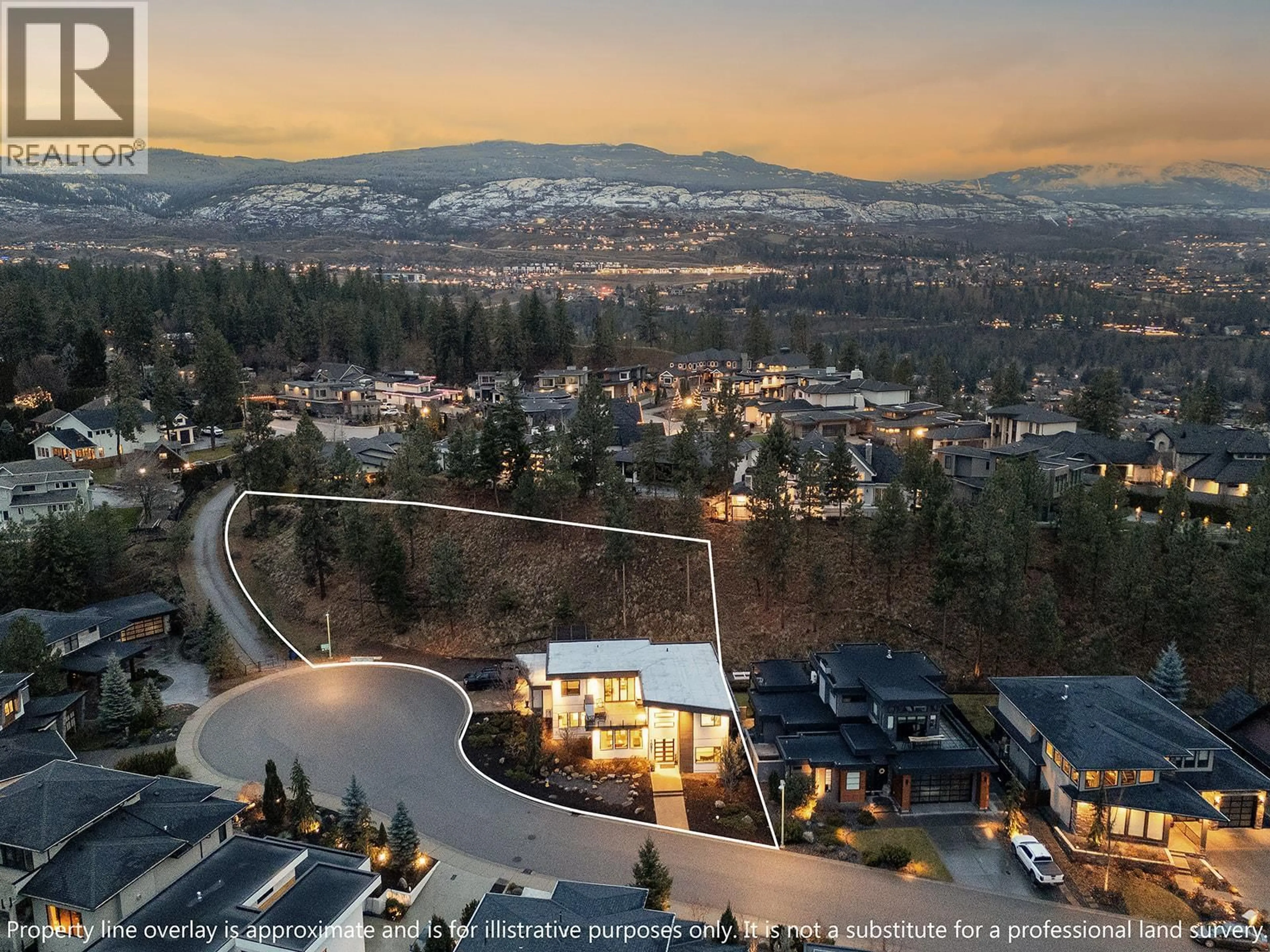 A pic from outside/outdoor area/front of a property/back of a property/a pic from drone, mountain view for 1091 WESTPOINT DRIVE, Kelowna British Columbia V1W4Z9