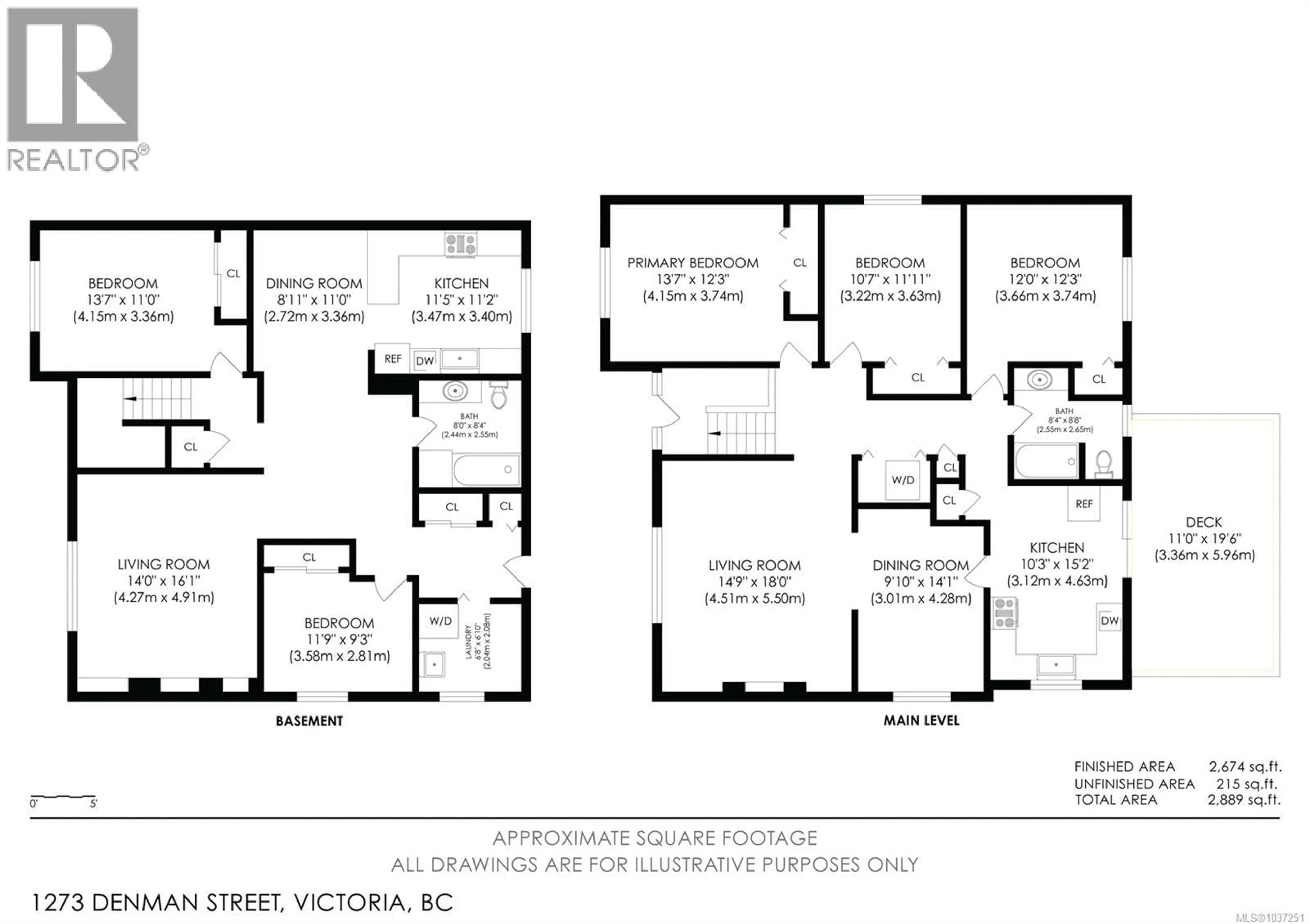 Floor plan for 1273 DENMAN STREET, Victoria British Columbia V8T1L8