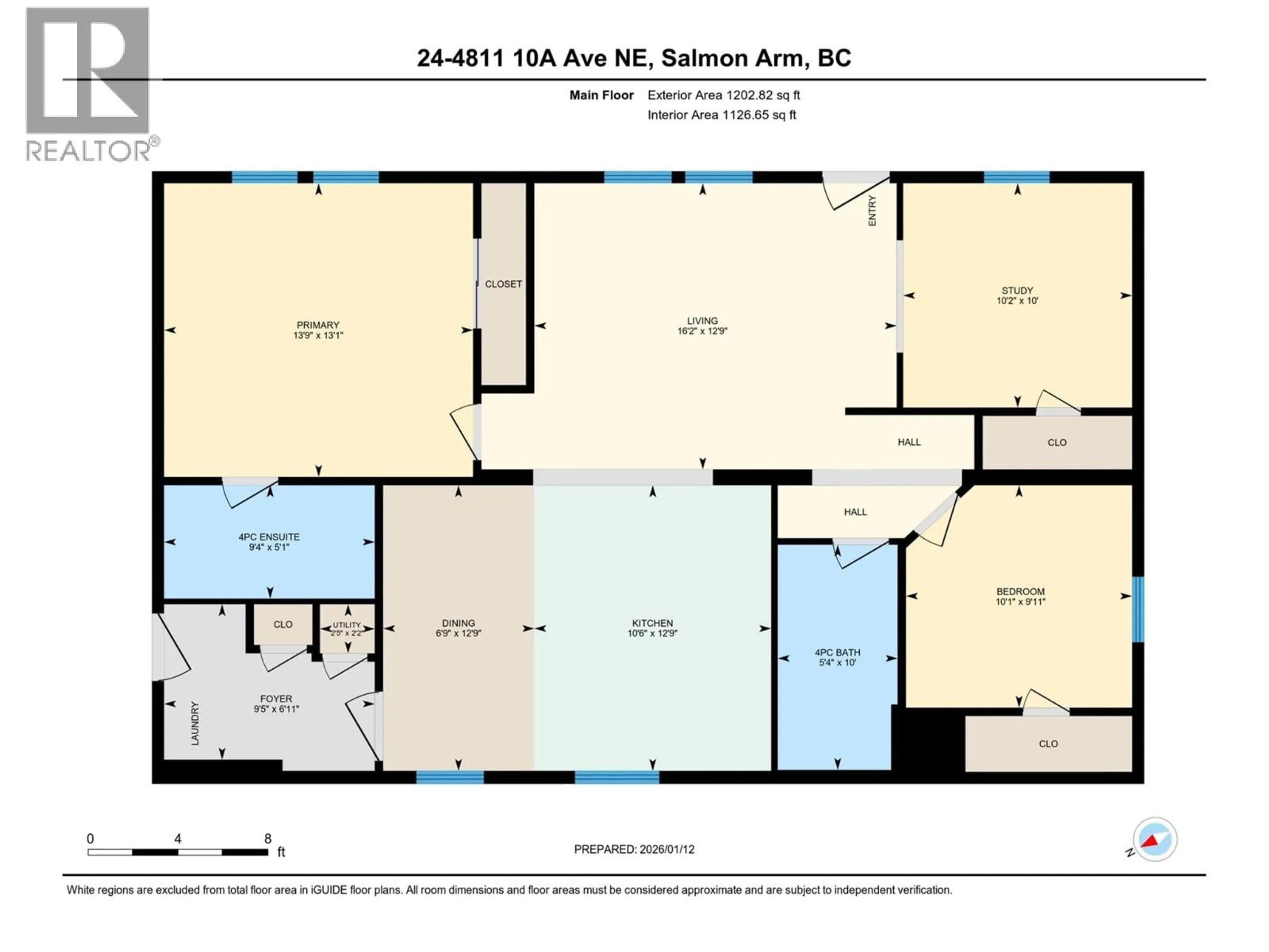 Floor plan for 24 - 4811 10A AVENUE NORTHEAST, Salmon Arm British Columbia V1E1C5