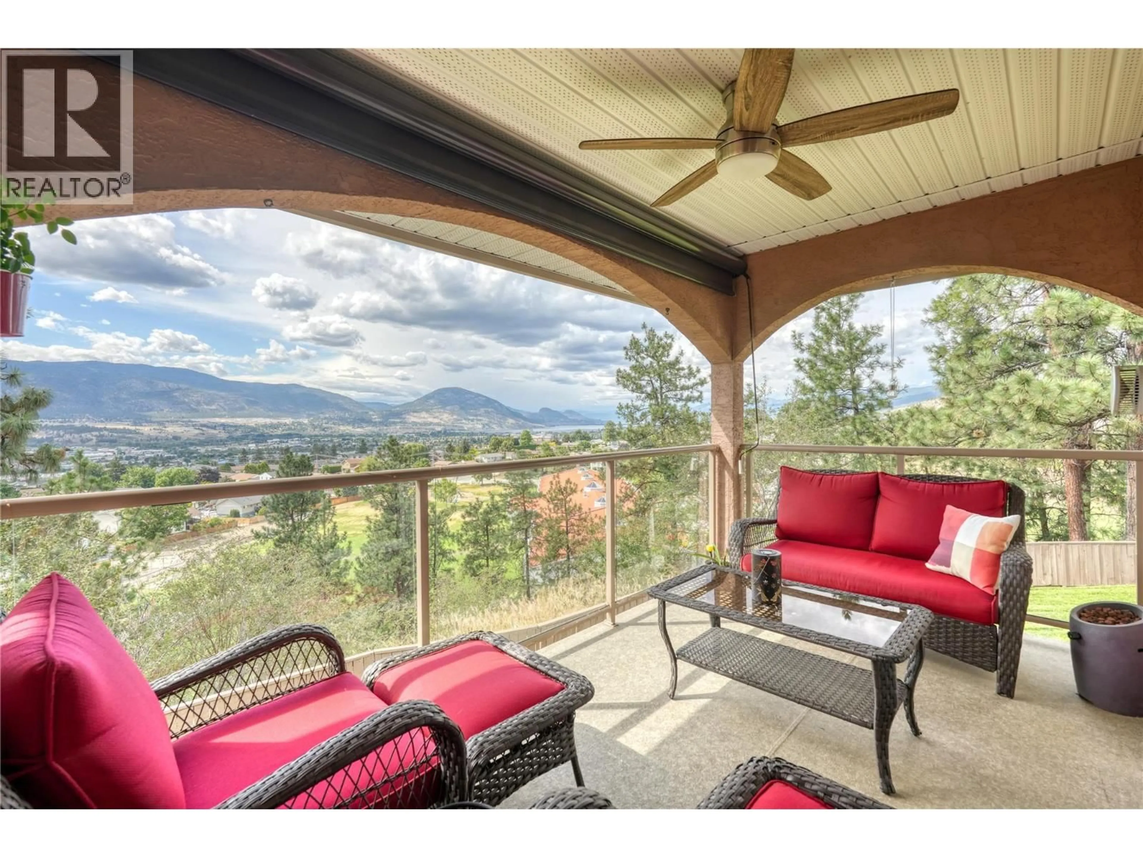 Patio, mountain view for 117 - 705 BALSAM AVENUE, Penticton British Columbia V2A9B7