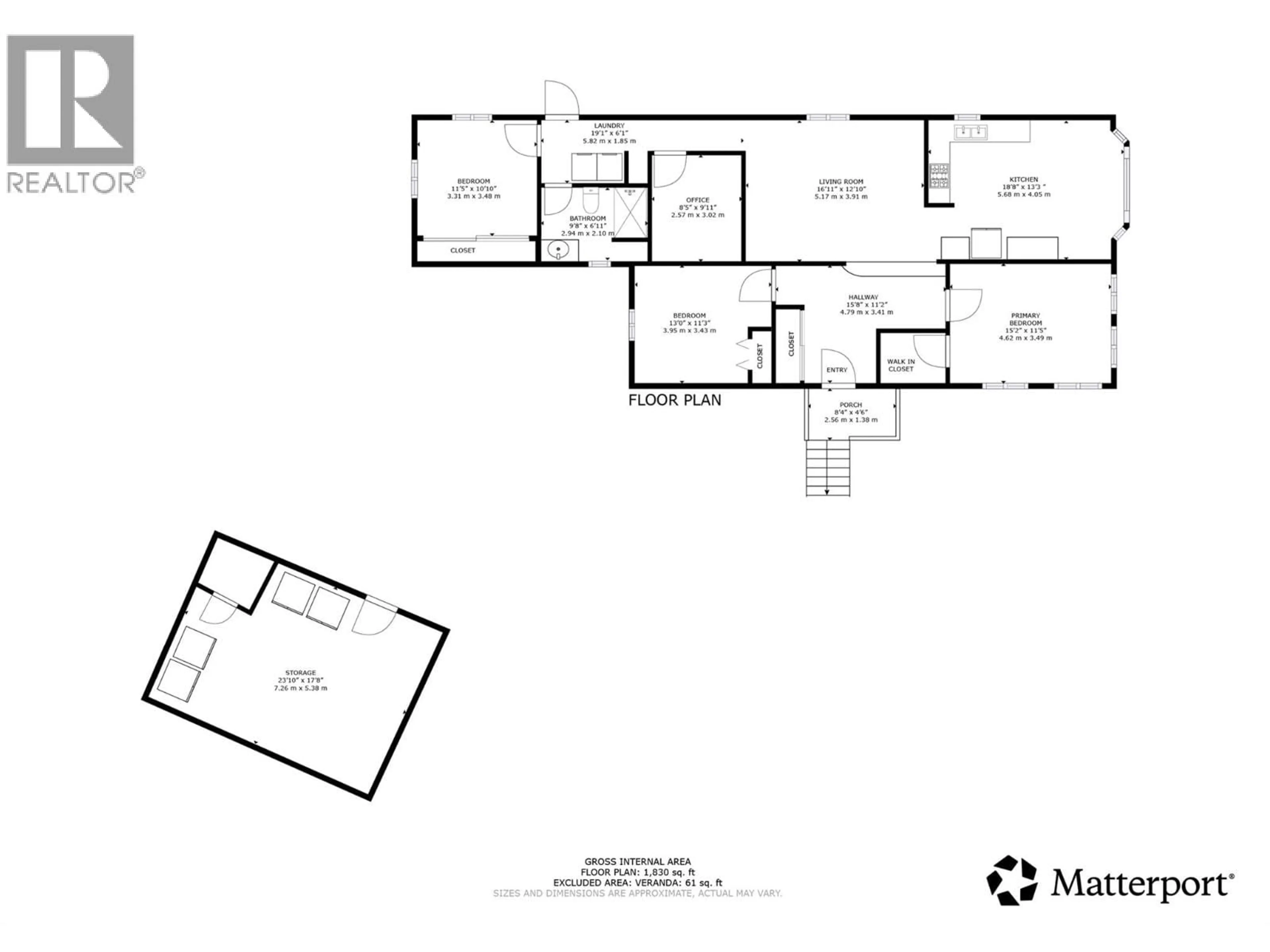 Floor plan for 1077 GOAT RIVER SOUTH ROAD, Creston British Columbia V0B1G1