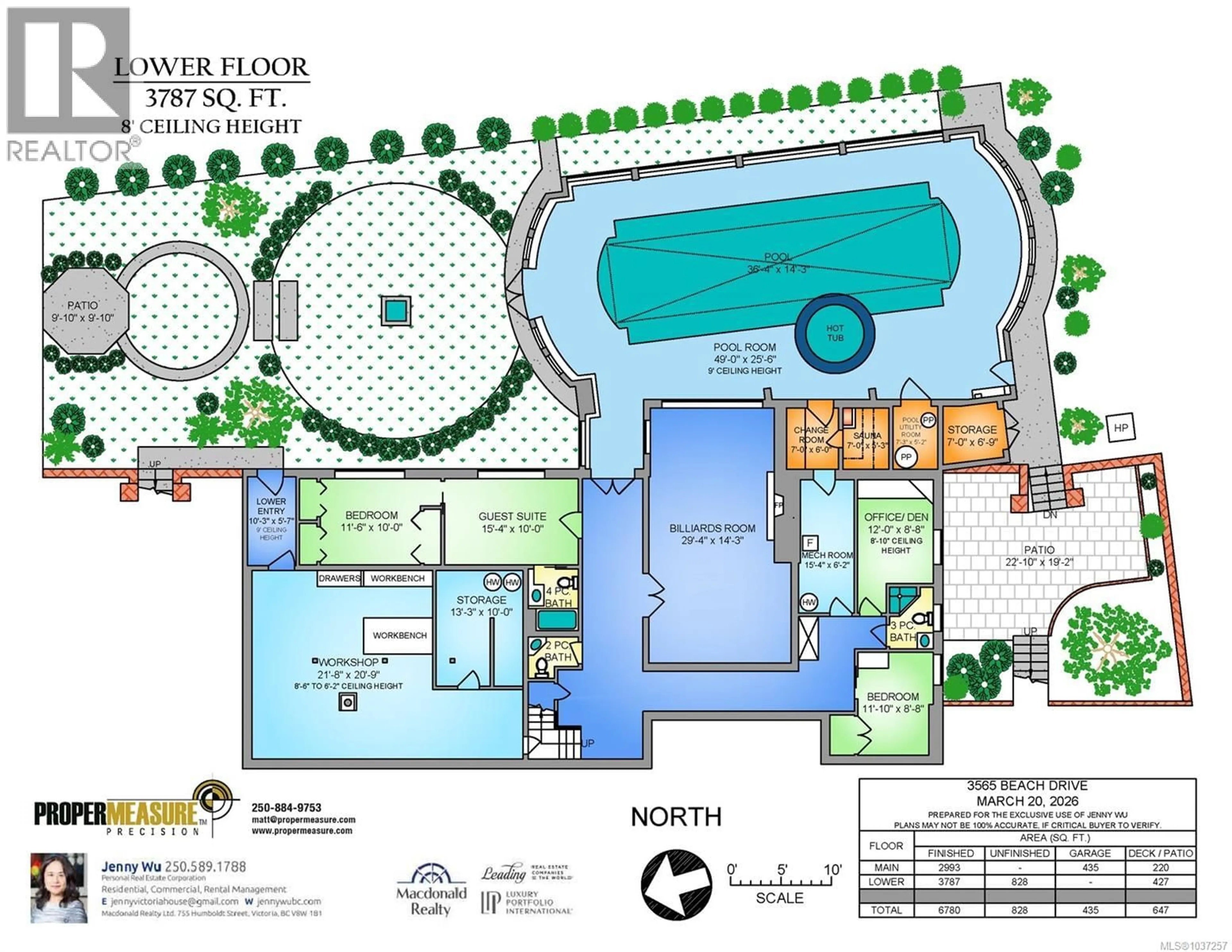Floor plan for 3565 BEACH DRIVE, Oak Bay British Columbia V8R6M6