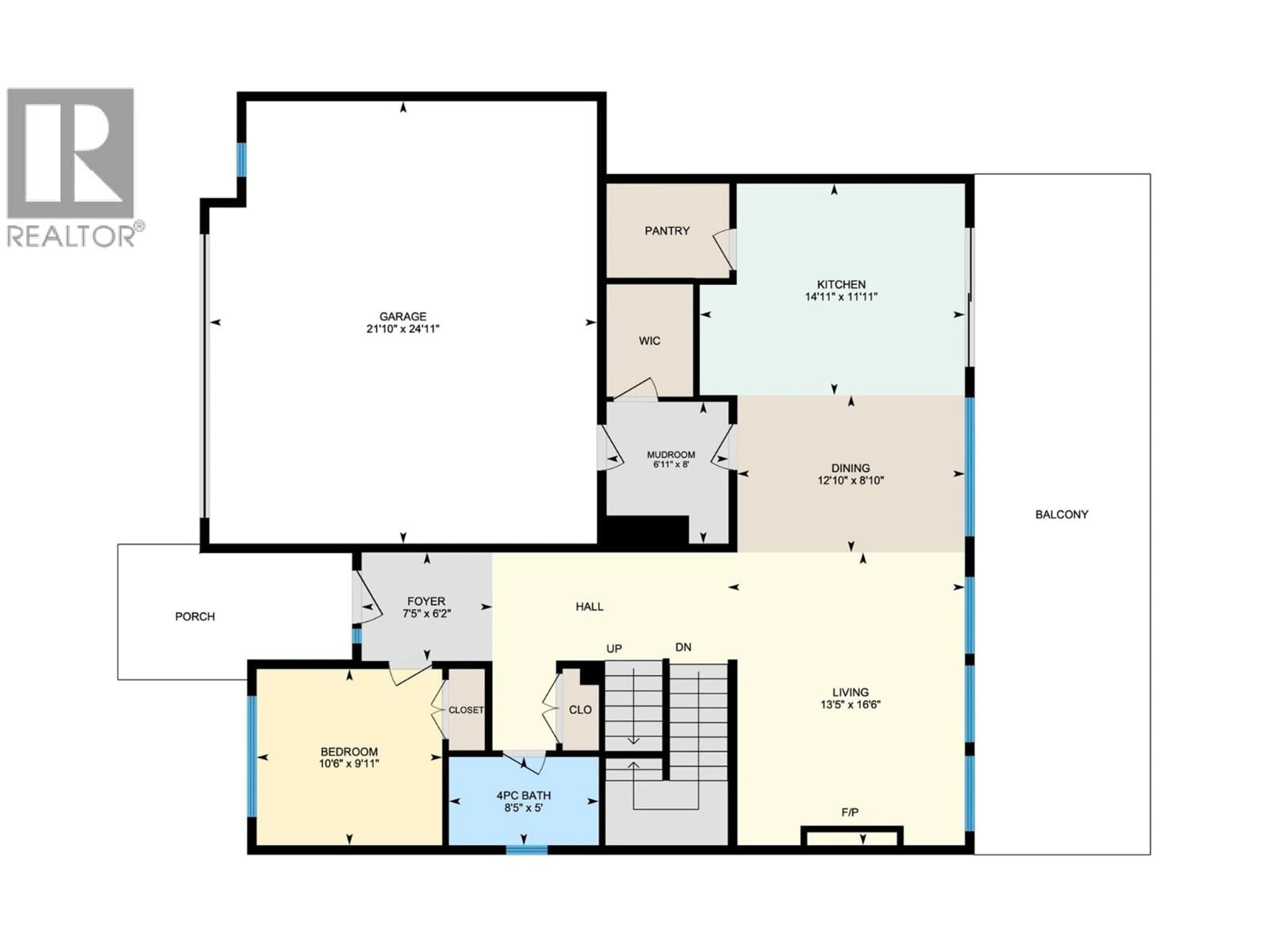 Floor plan for 789 CARLETON STREET, Kelowna British Columbia V1V0A8