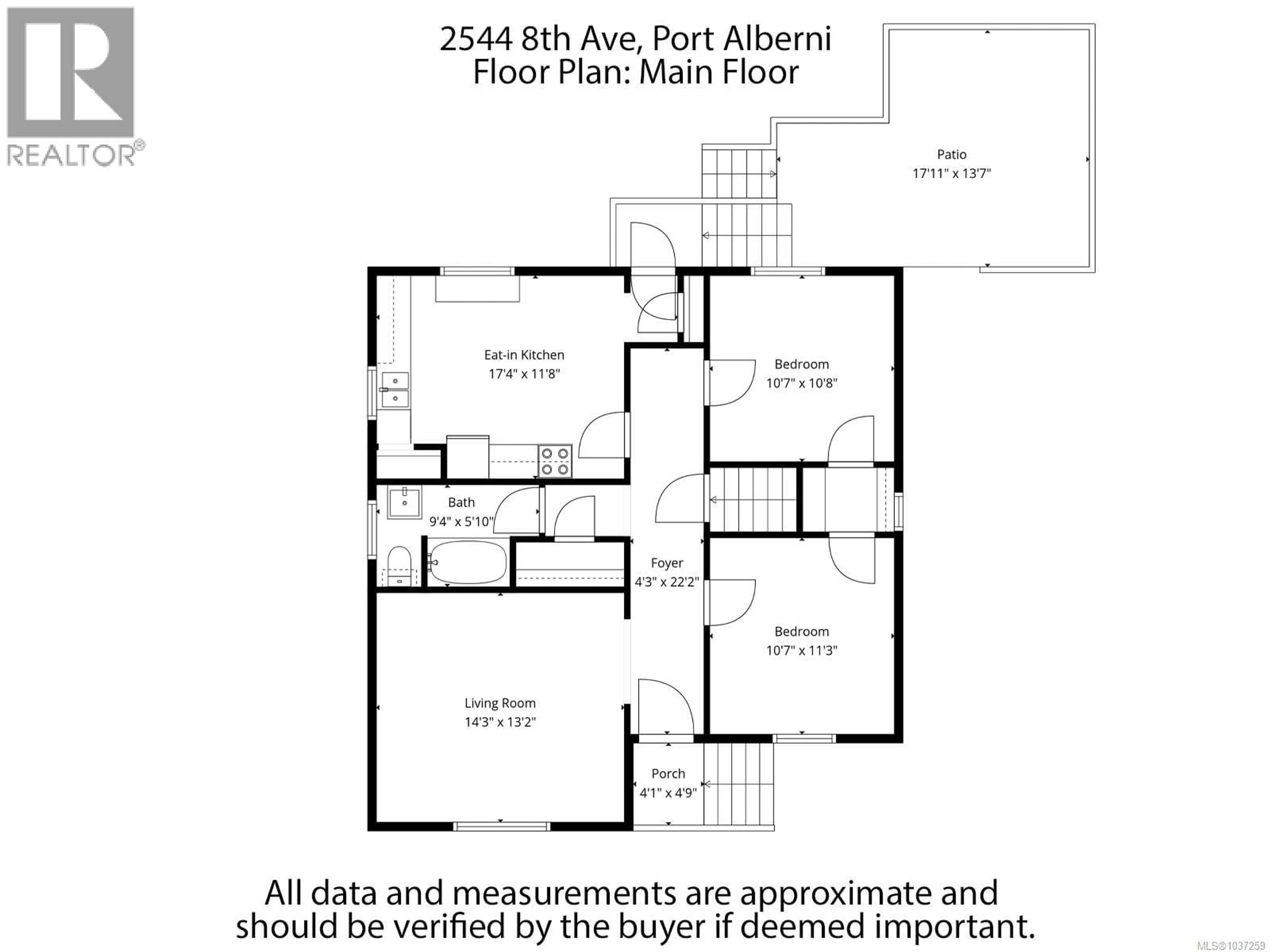 Floor plan for 2544 8TH AVENUE, Port Alberni British Columbia V9Y2L7