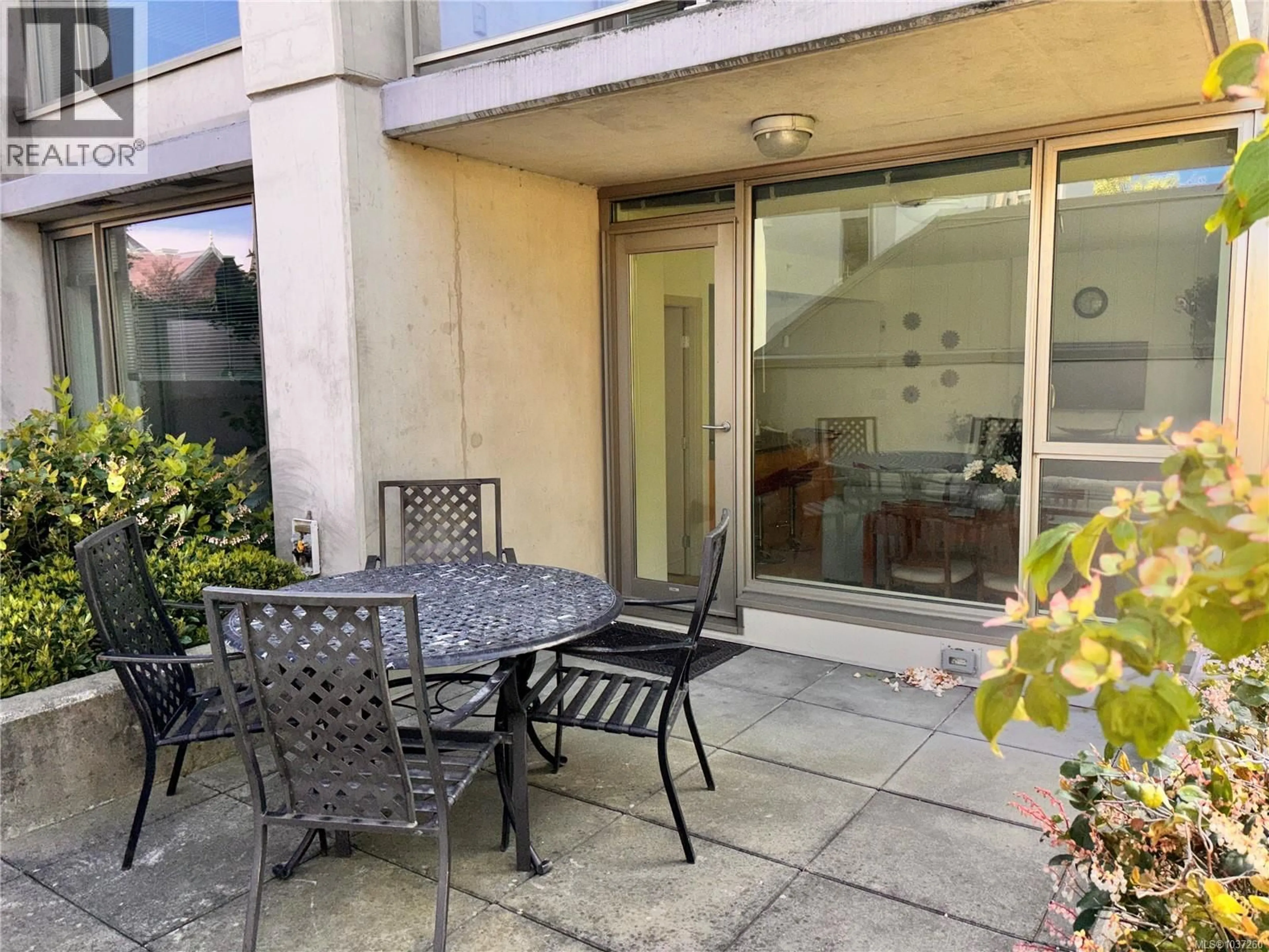 Patio, street for 208 - 760 JOHNSON STREET, Victoria British Columbia V8W0A4