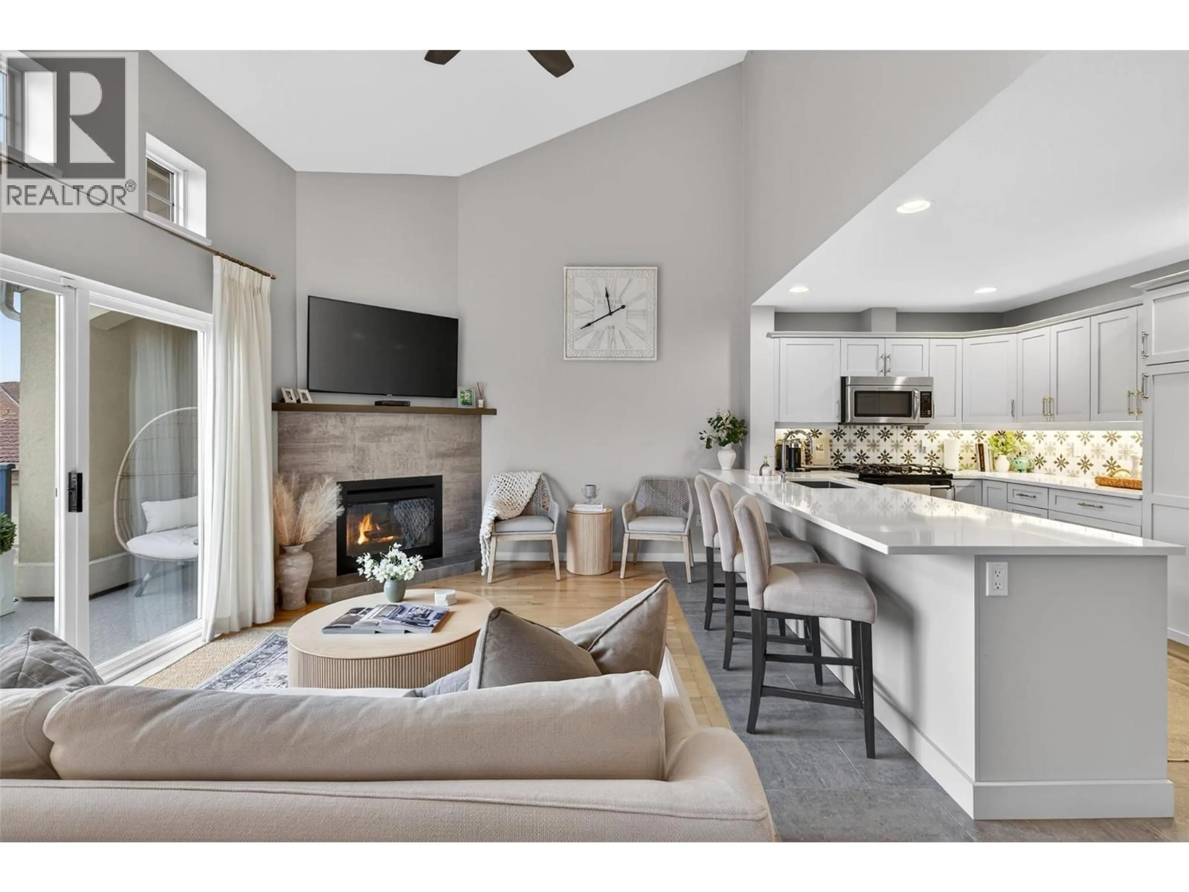 Open concept kitchen, ceramic/tile floor for 2314 COUNTRY CLUB DRIVE, Kelowna British Columbia V1V2A6