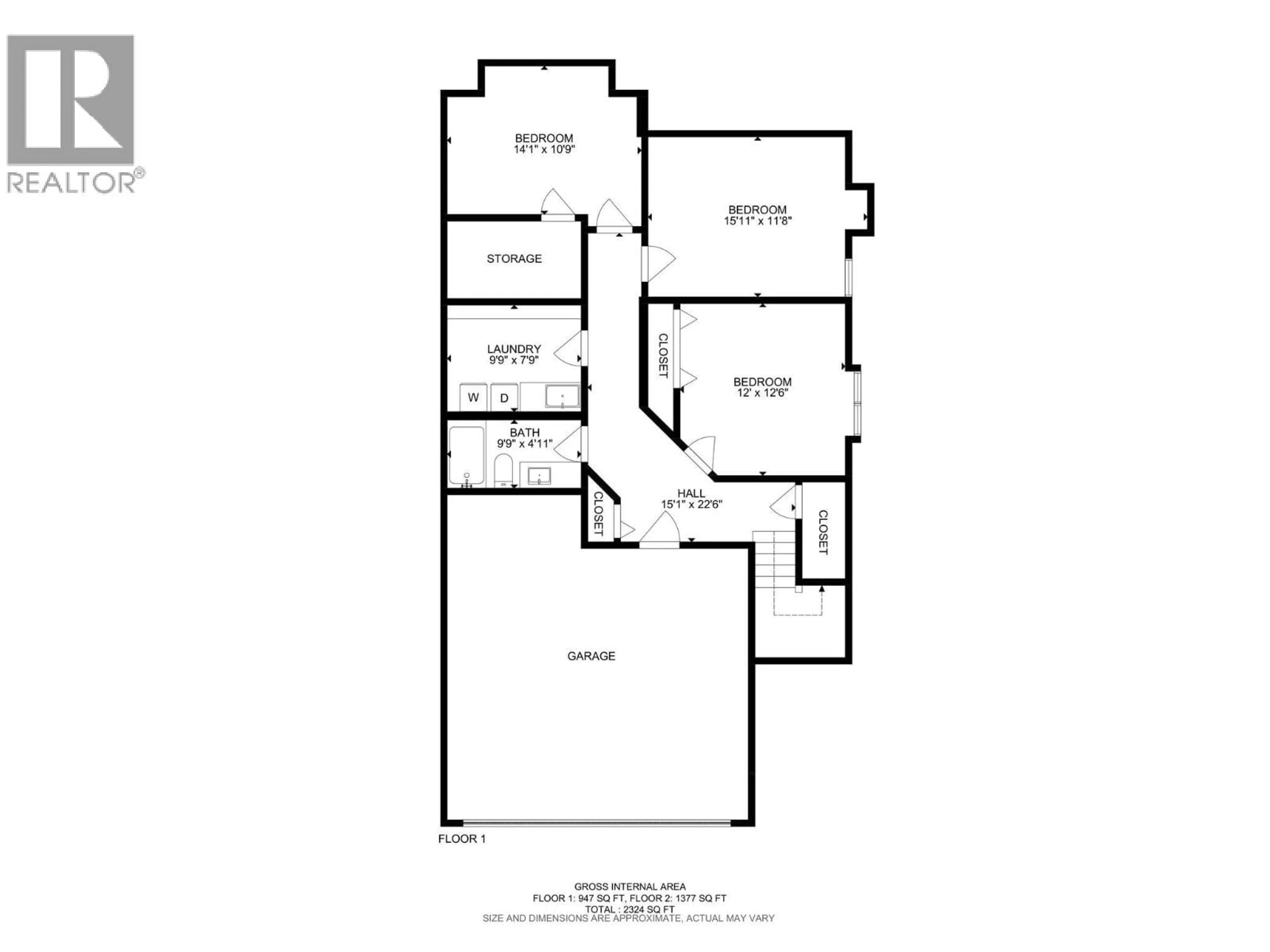 Floor plan for 2314 COUNTRY CLUB DRIVE, Kelowna British Columbia V1V2A6