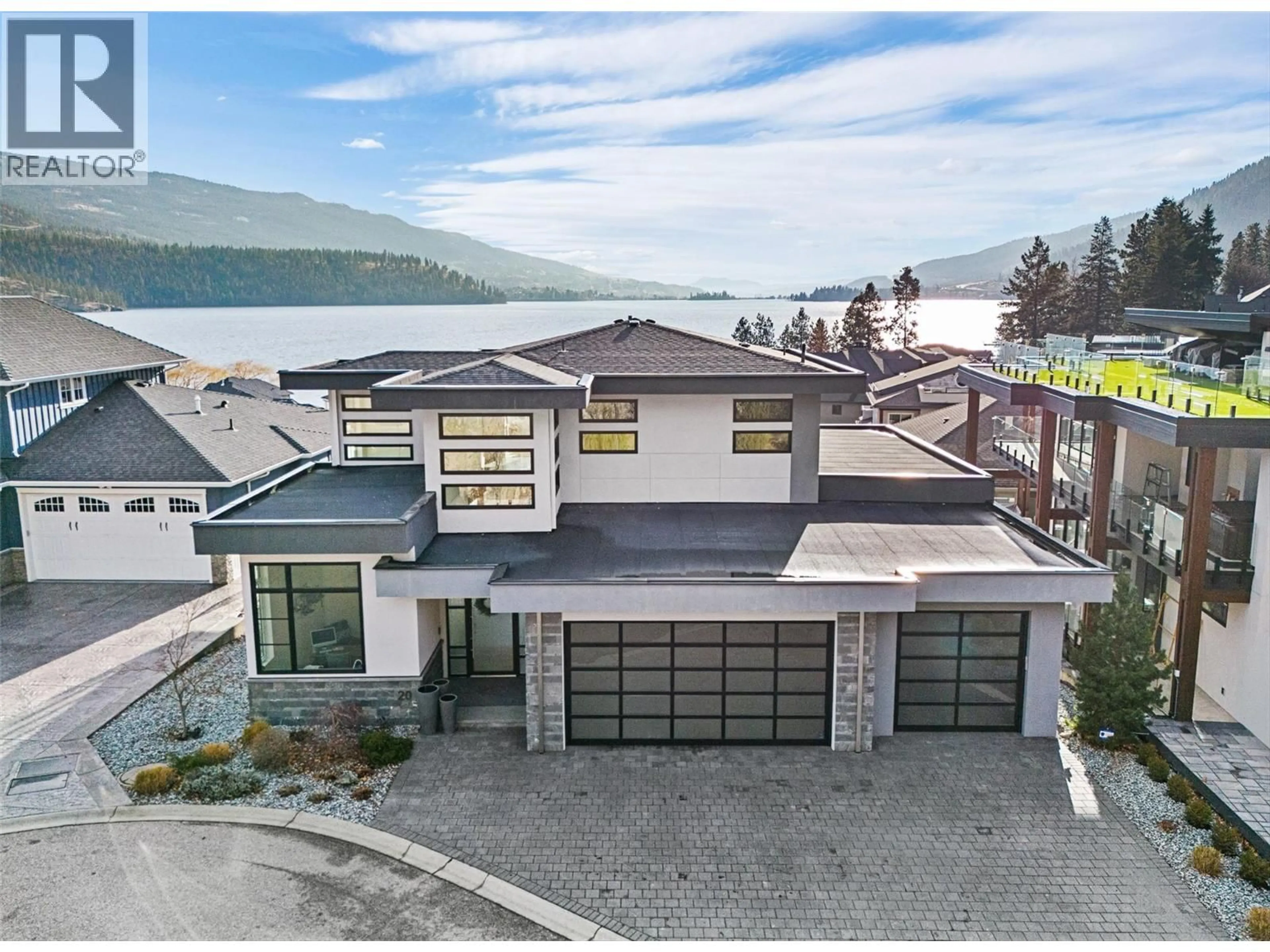 A pic from outside/outdoor area/front of a property/back of a property/a pic from drone, unknown for 20 - 18451 CRYSTAL WATERS ROAD, Oyama British Columbia V4V2G2